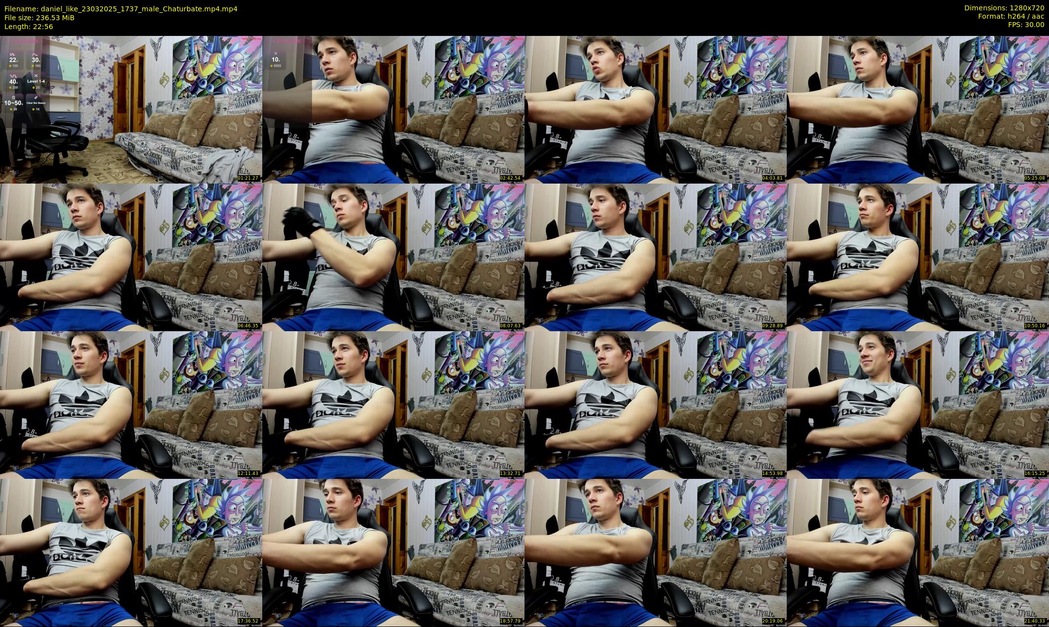 daniel_like — 23 minute Chaturbate male cam show recording, 720p, Mar 23, 2025