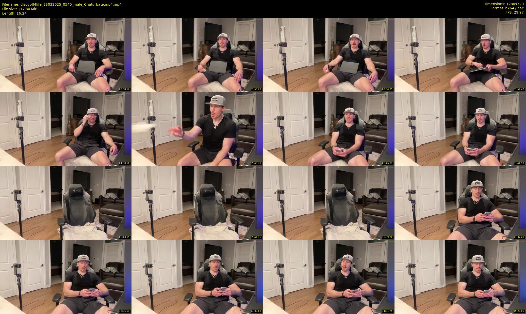 discgolf4life — 17 minute Chaturbate male cam show recording, 720p, Mar 23, 2025