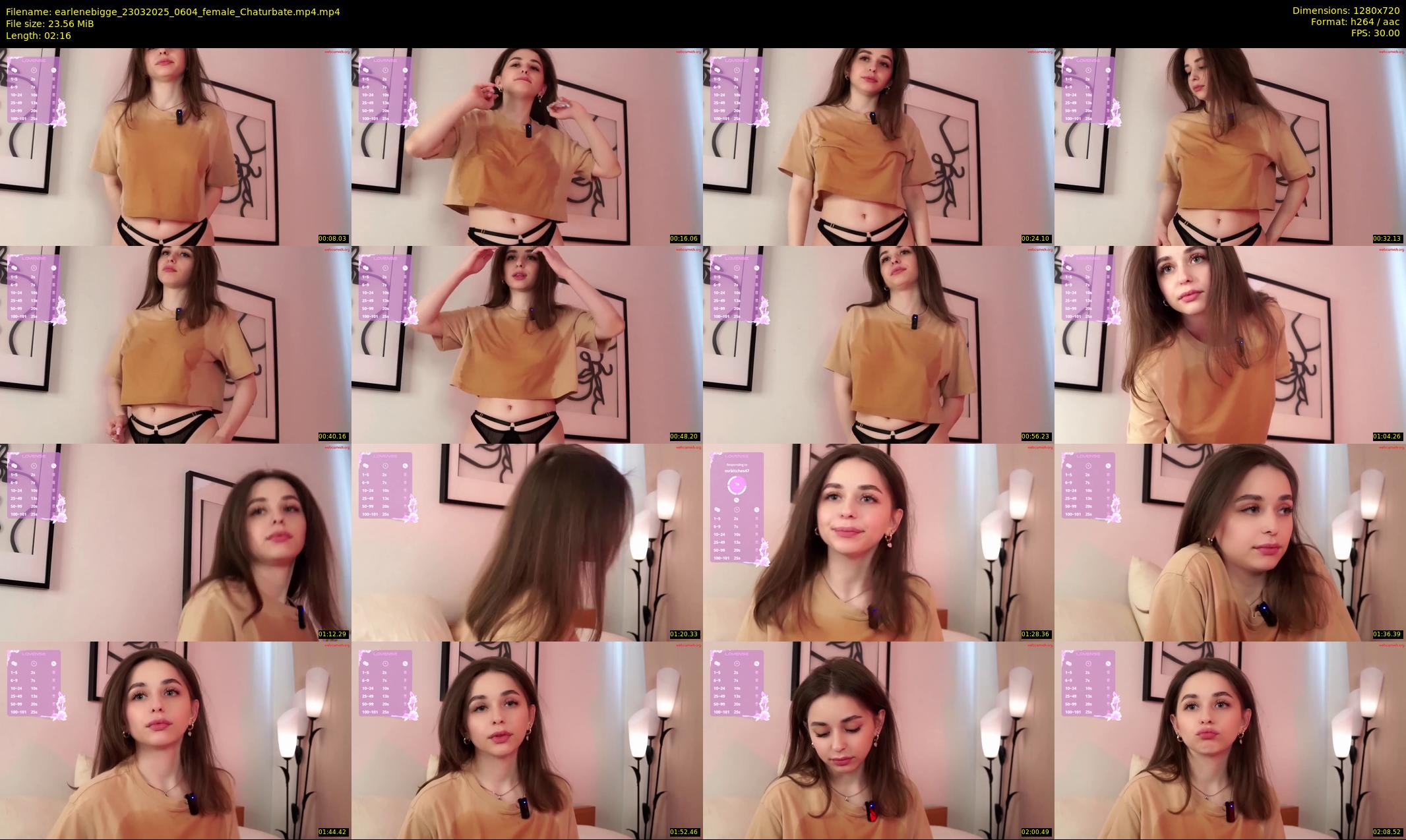 earlenebigge — 3 minute Chaturbate female cam show recording, 720p, Mar 23, 2025