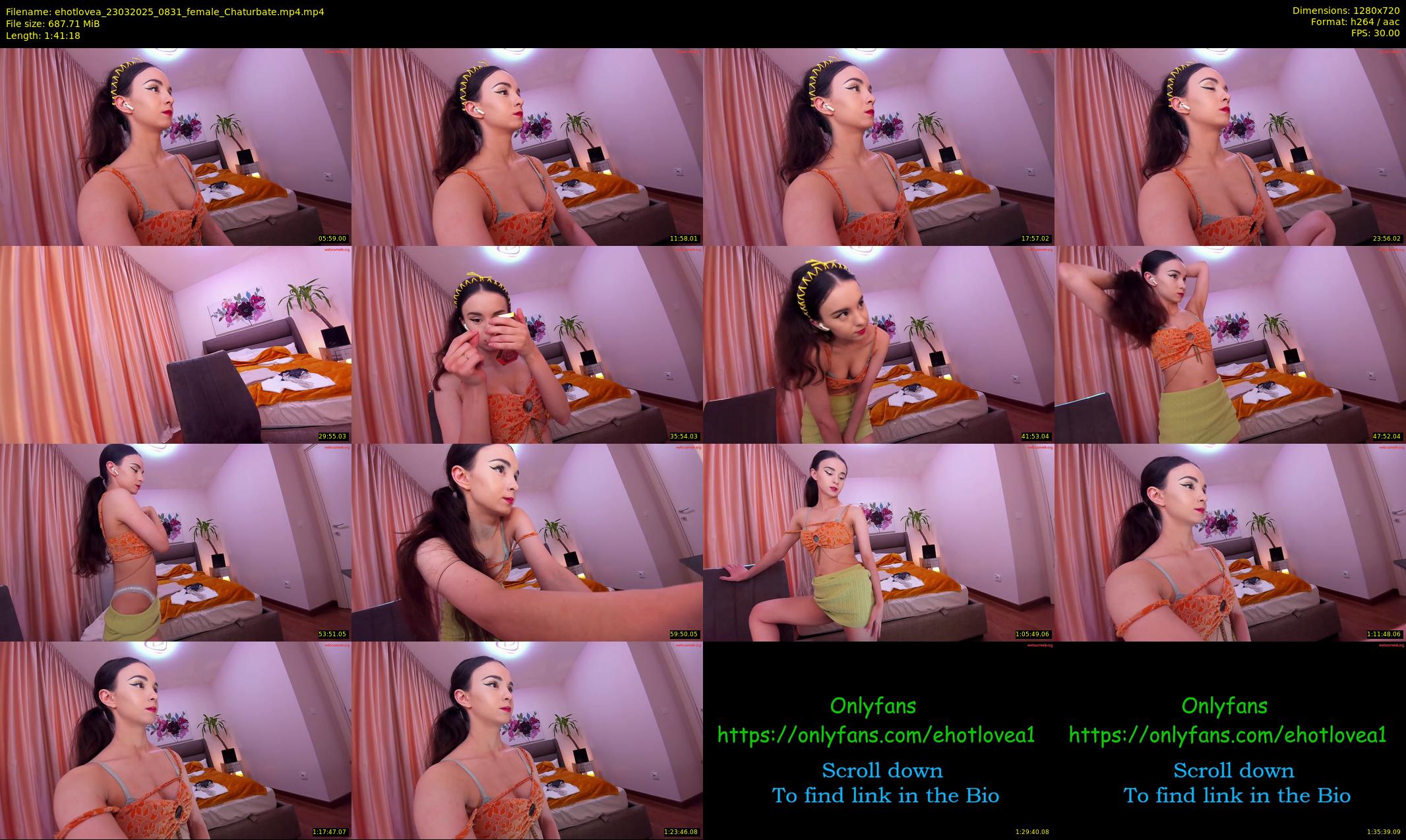 ehotlovea — 102 minute Chaturbate female cam show recording, 720p, Mar 23, 2025