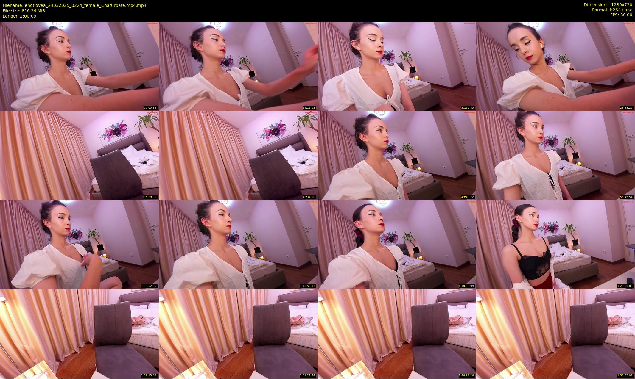 ehotlovea — 121 minute Chaturbate female cam show recording, 720p, Mar 24, 2025