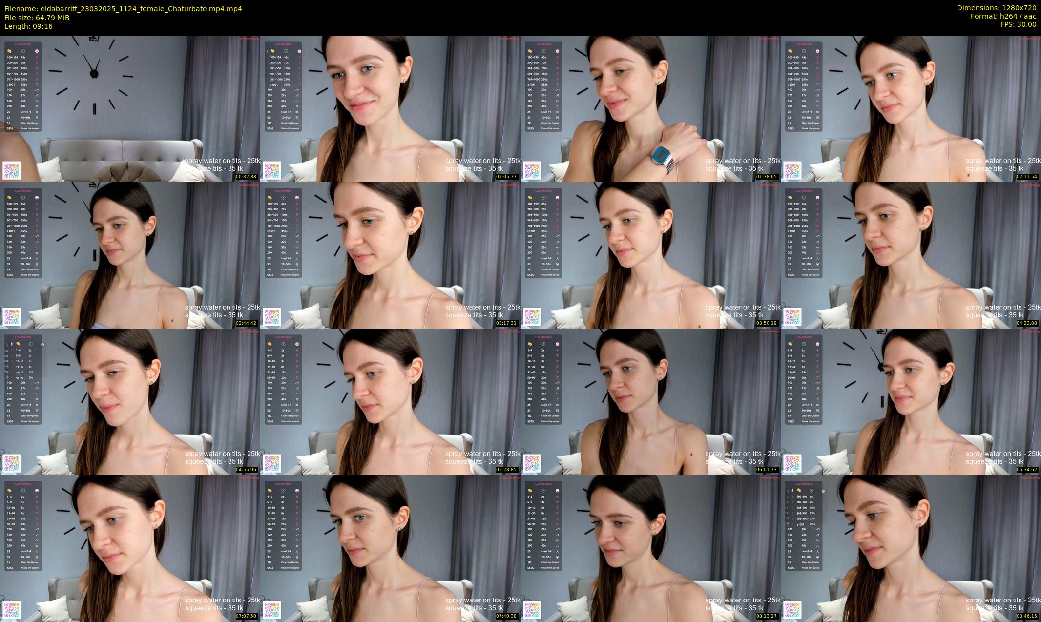 eldabarritt — 10 minute Chaturbate female cam show recording, 720p, Mar 23, 2025