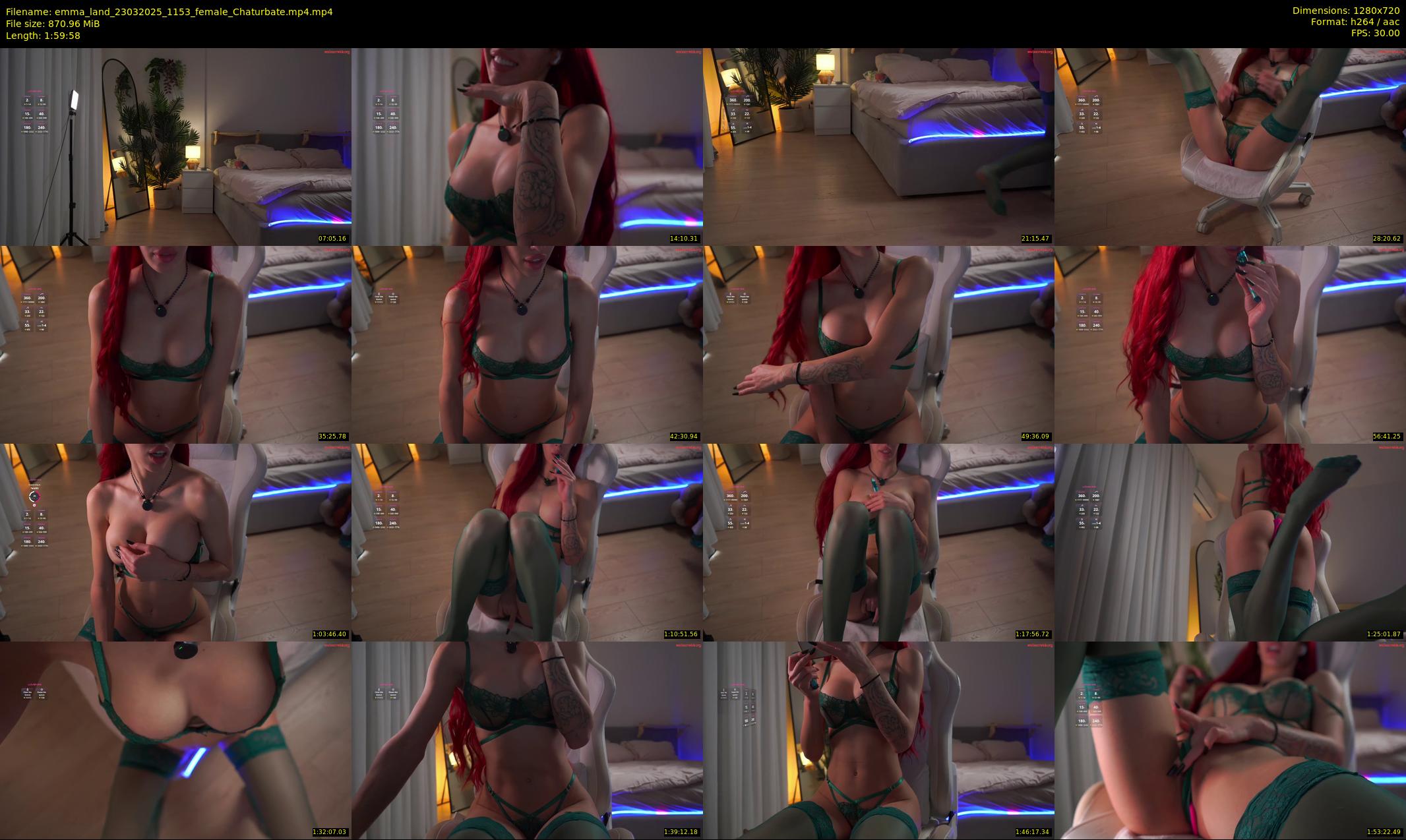 emma_land — 120 minute Chaturbate female cam show recording, 720p, Mar 23, 2025