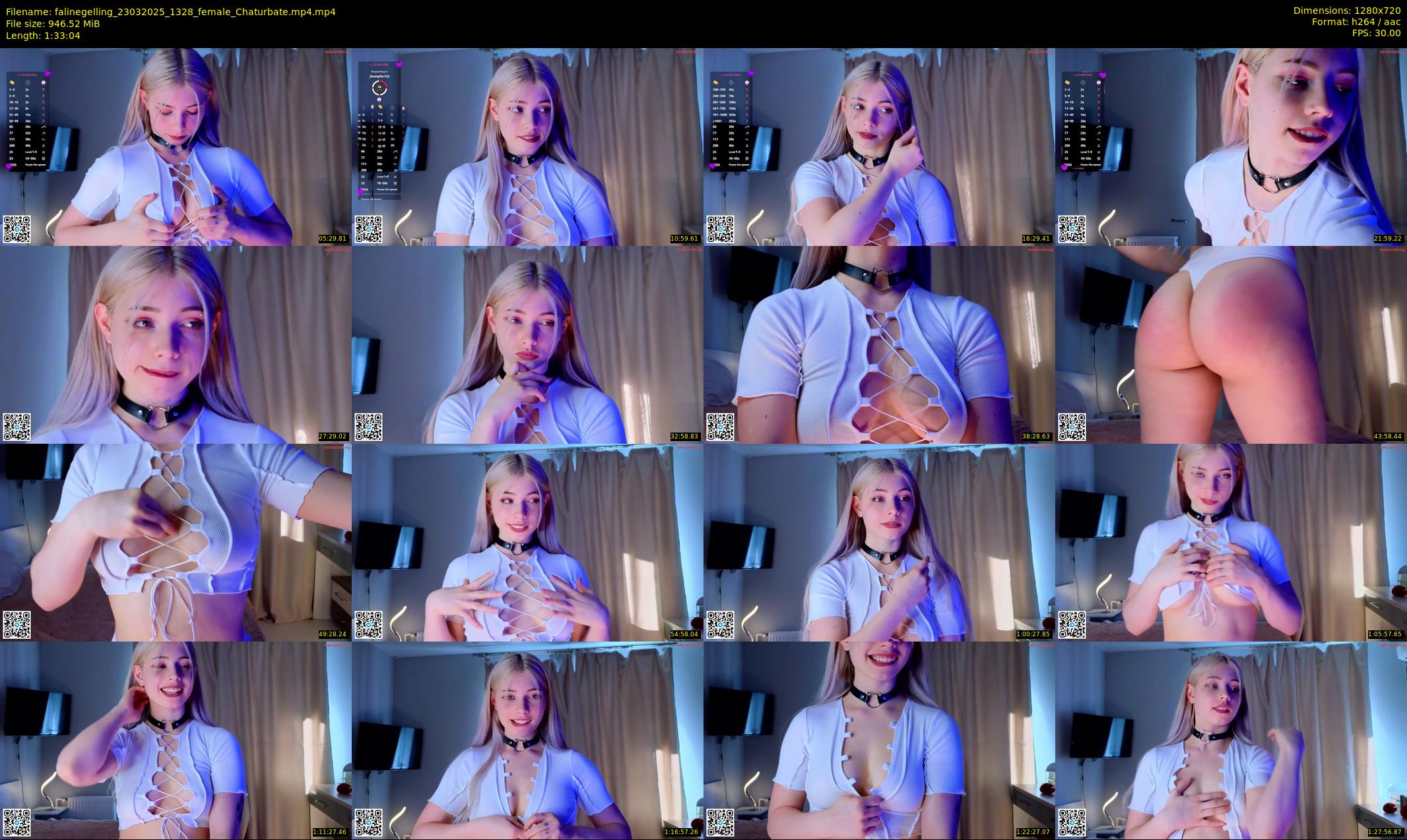 falinegelling — 94 minute Chaturbate female cam show recording, 720p, Mar 23, 2025