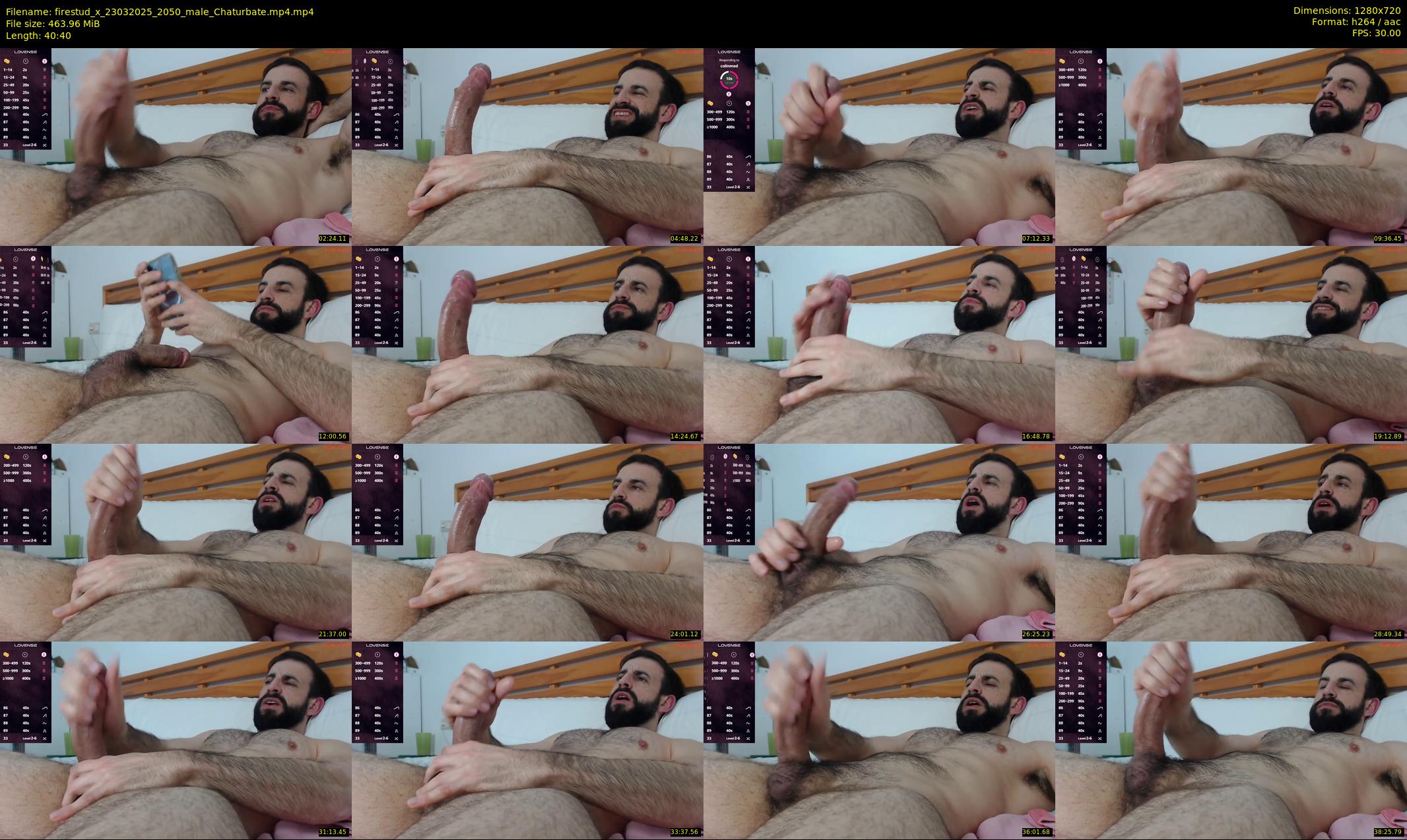 firestud_x — 41 minute Chaturbate male cam show recording, 720p, Mar 23, 2025