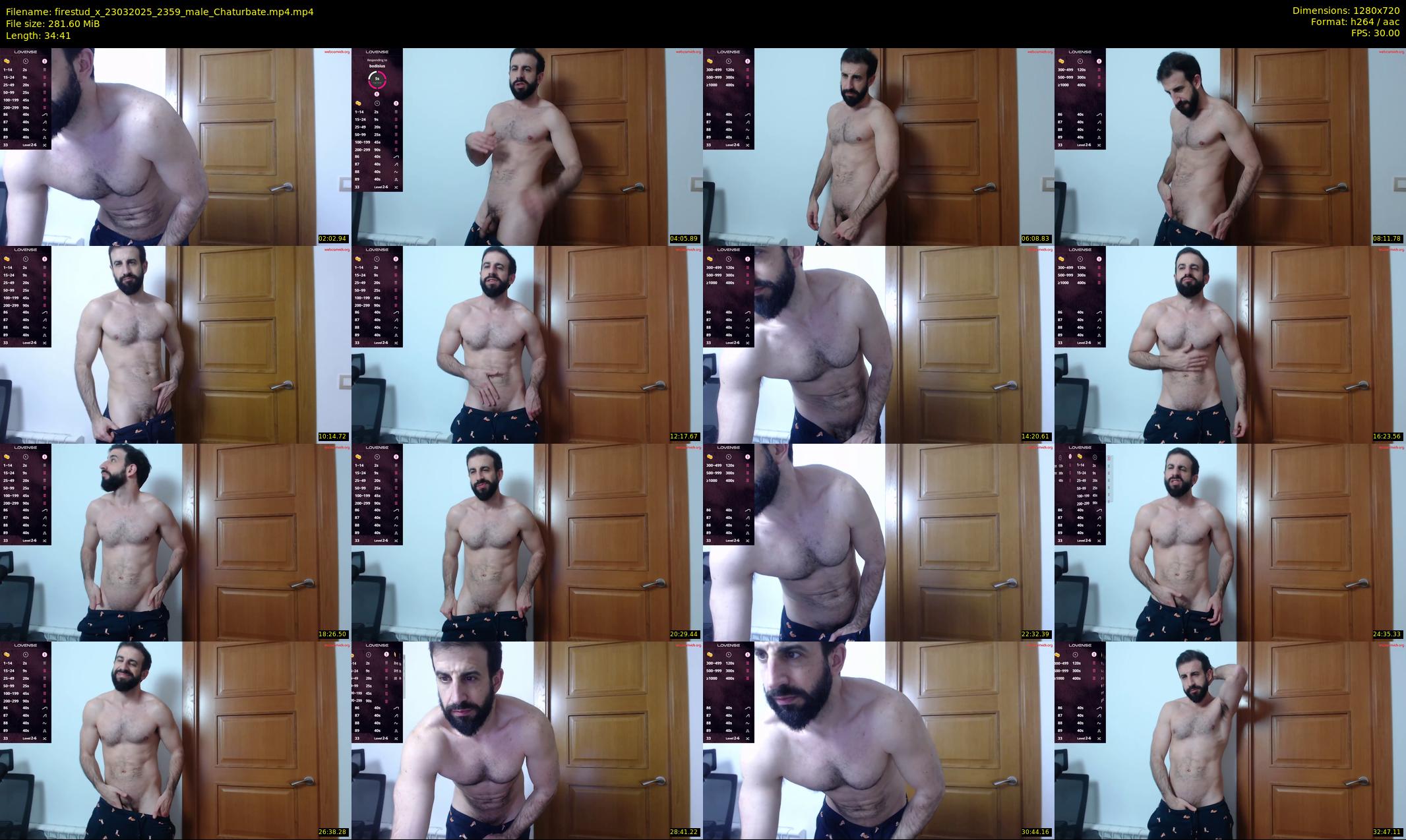 firestud_x — 35 minute Chaturbate male cam show recording, 720p, Mar 23, 2025