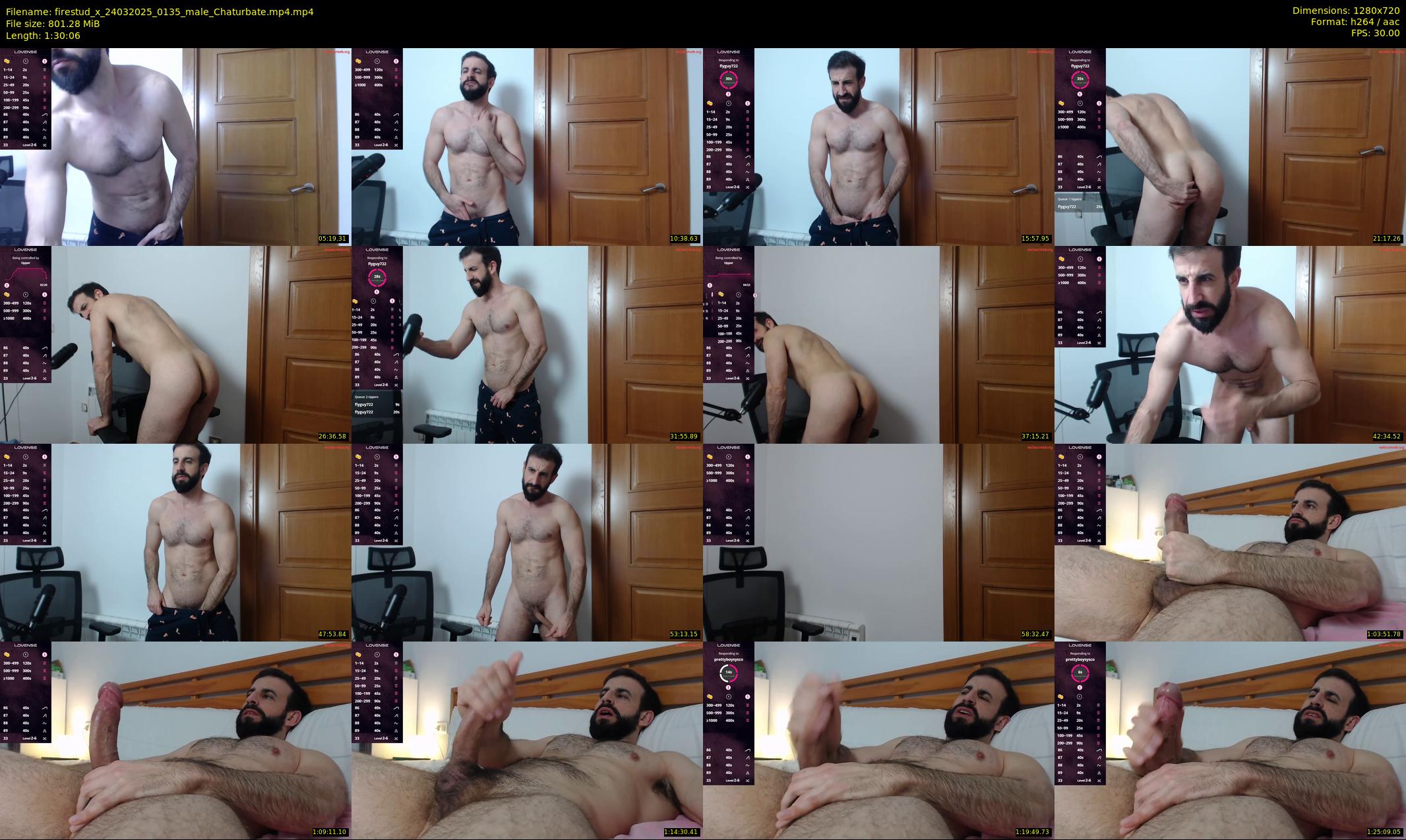 firestud_x — 91 minute Chaturbate male cam show recording, 720p, Mar 24, 2025