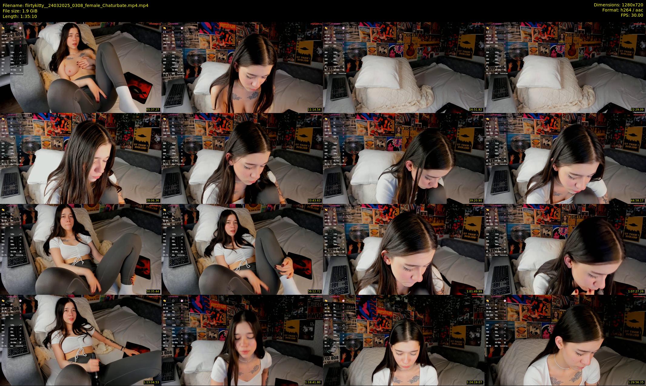 flirtykitty_ — 96 minute Chaturbate female cam show recording, 720p, Mar 24, 2025