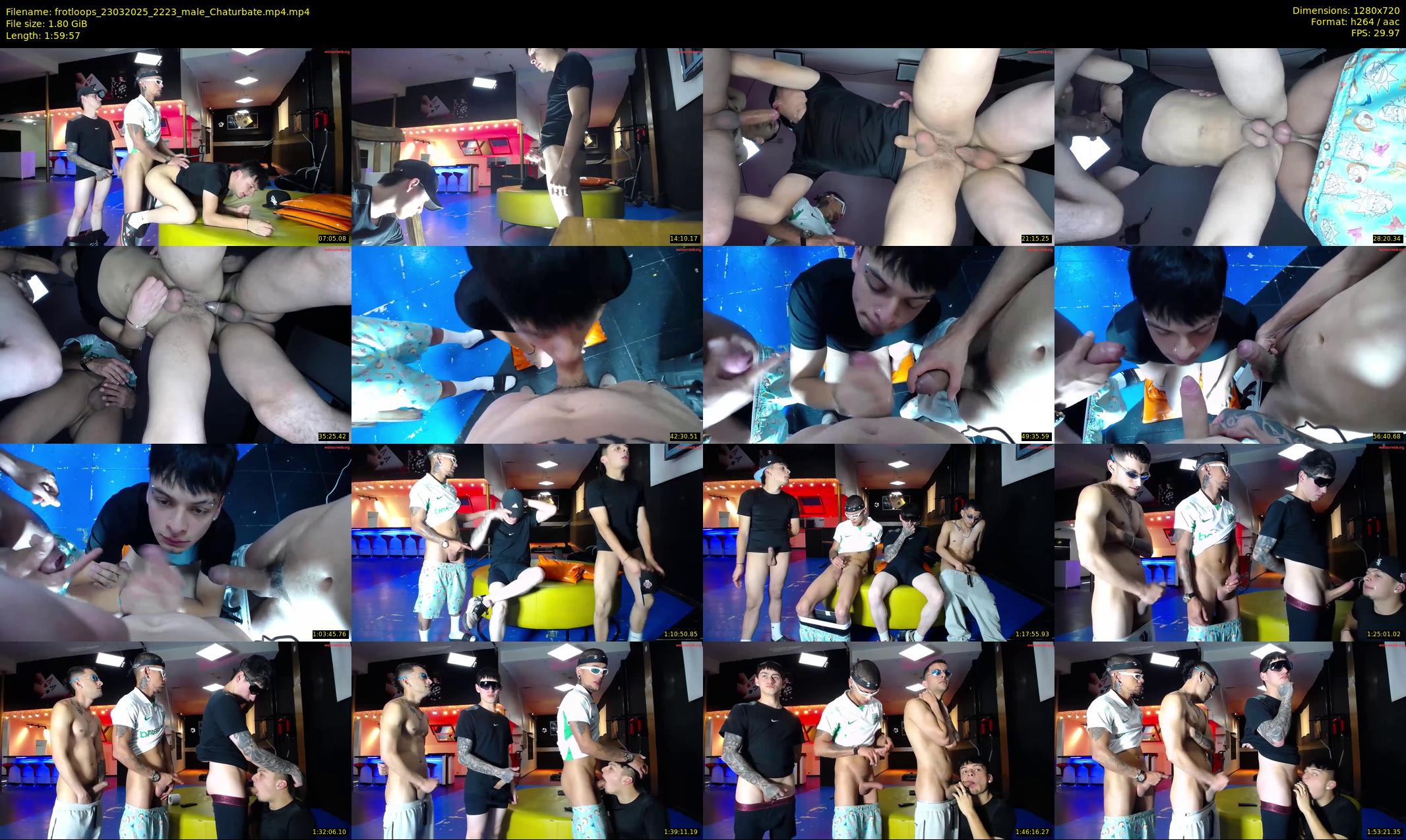 frotloops — 120 minute Chaturbate male cam show recording, 720p, Mar 23, 2025