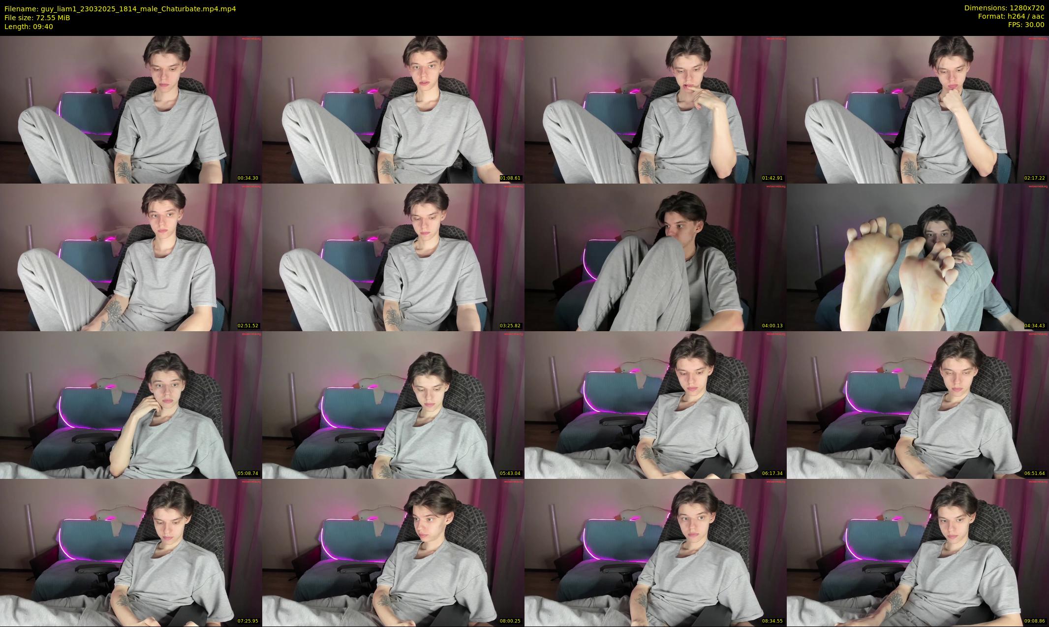 guy_liam1 — 10 minute Chaturbate male cam show recording, 720p, Mar 23, 2025