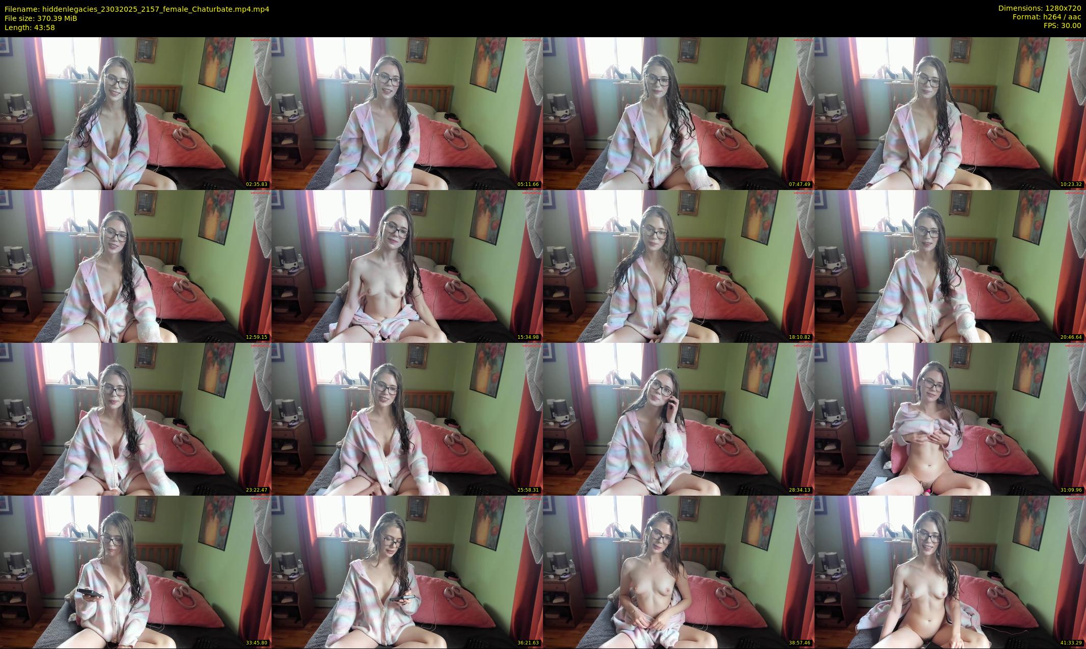 hiddenlegacies — 44 minute Chaturbate female cam show recording, 720p, Mar 23, 2025