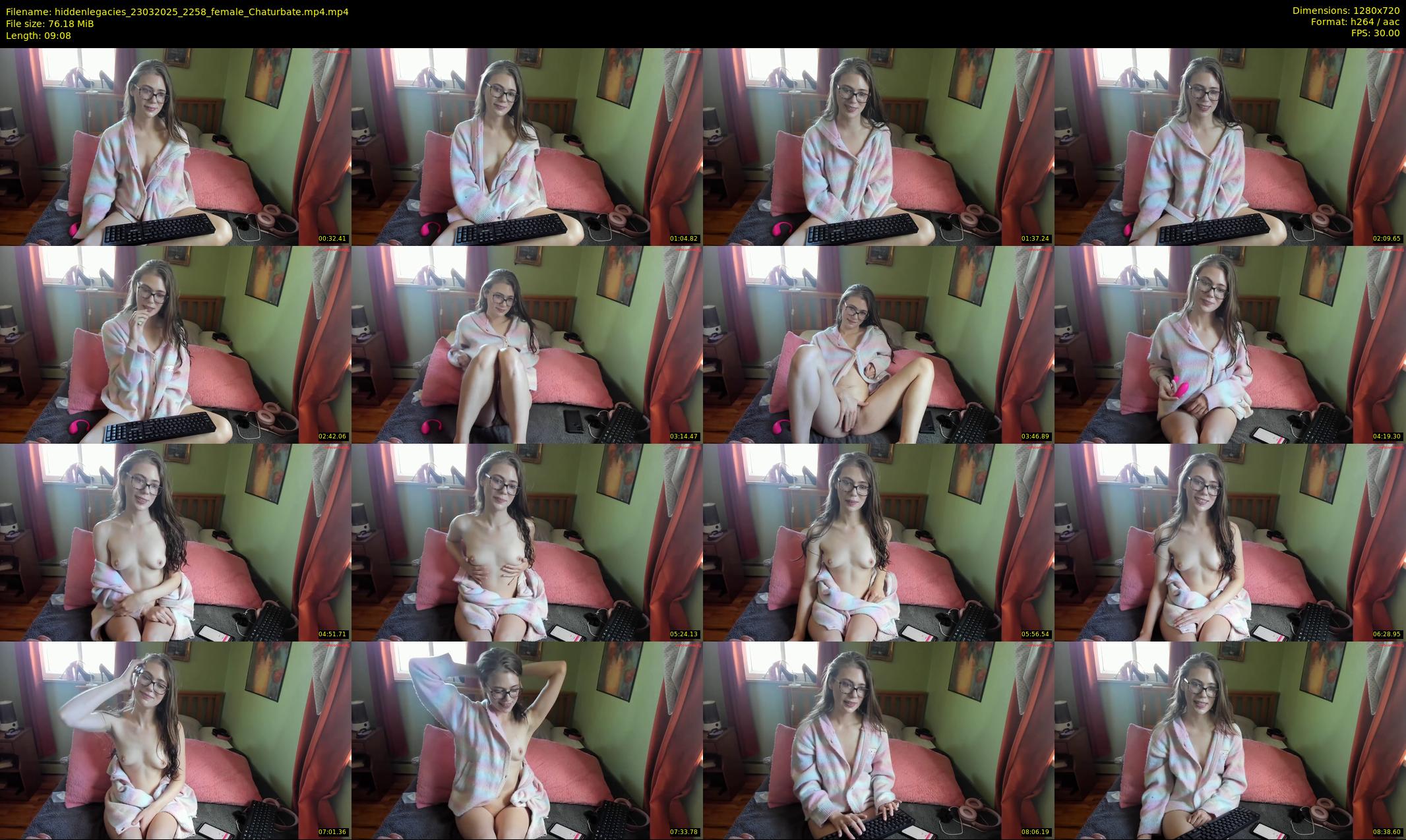 hiddenlegacies — 10 minute Chaturbate female cam show recording, 720p, Mar 23, 2025