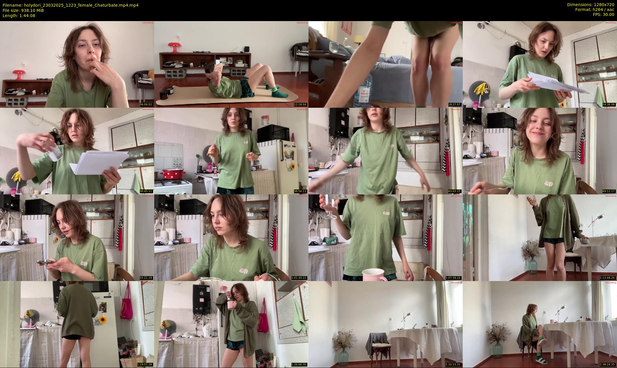holydori — 105 minute Chaturbate female cam show recording, 720p, Mar 23, 2025