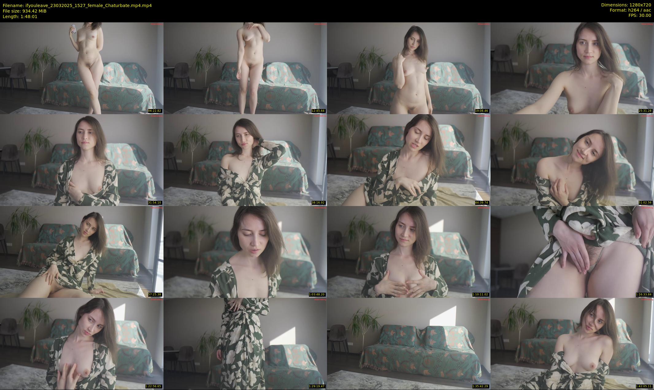 ifyouleave — 109 minute Chaturbate female cam show recording, 720p, Mar 23, 2025
