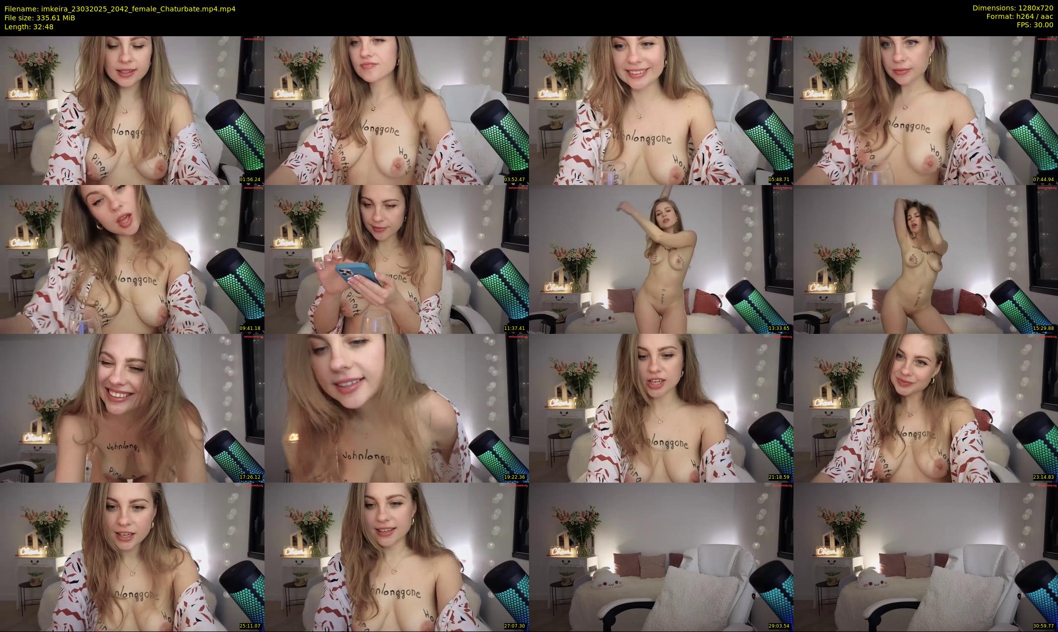 imkeira — 33 minute Chaturbate female cam show recording, 720p, Mar 23, 2025