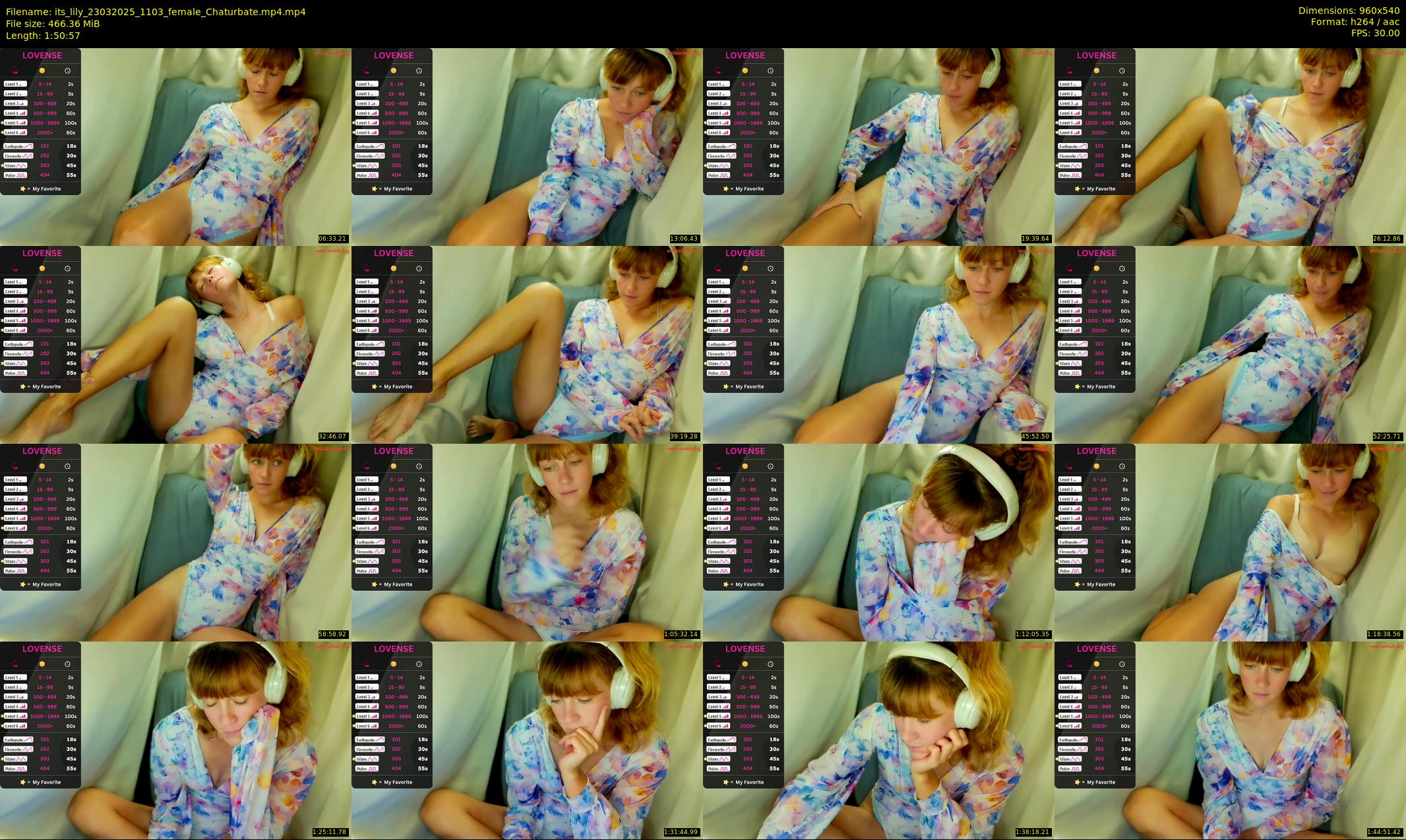 its_lily — 111 minute Chaturbate female cam show recording, 480p, Mar 23, 2025