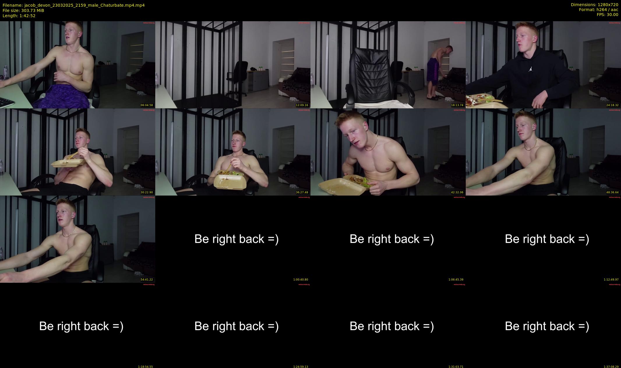 jacob_devon — 103 minute Chaturbate male cam show recording, 720p, Mar 23, 2025