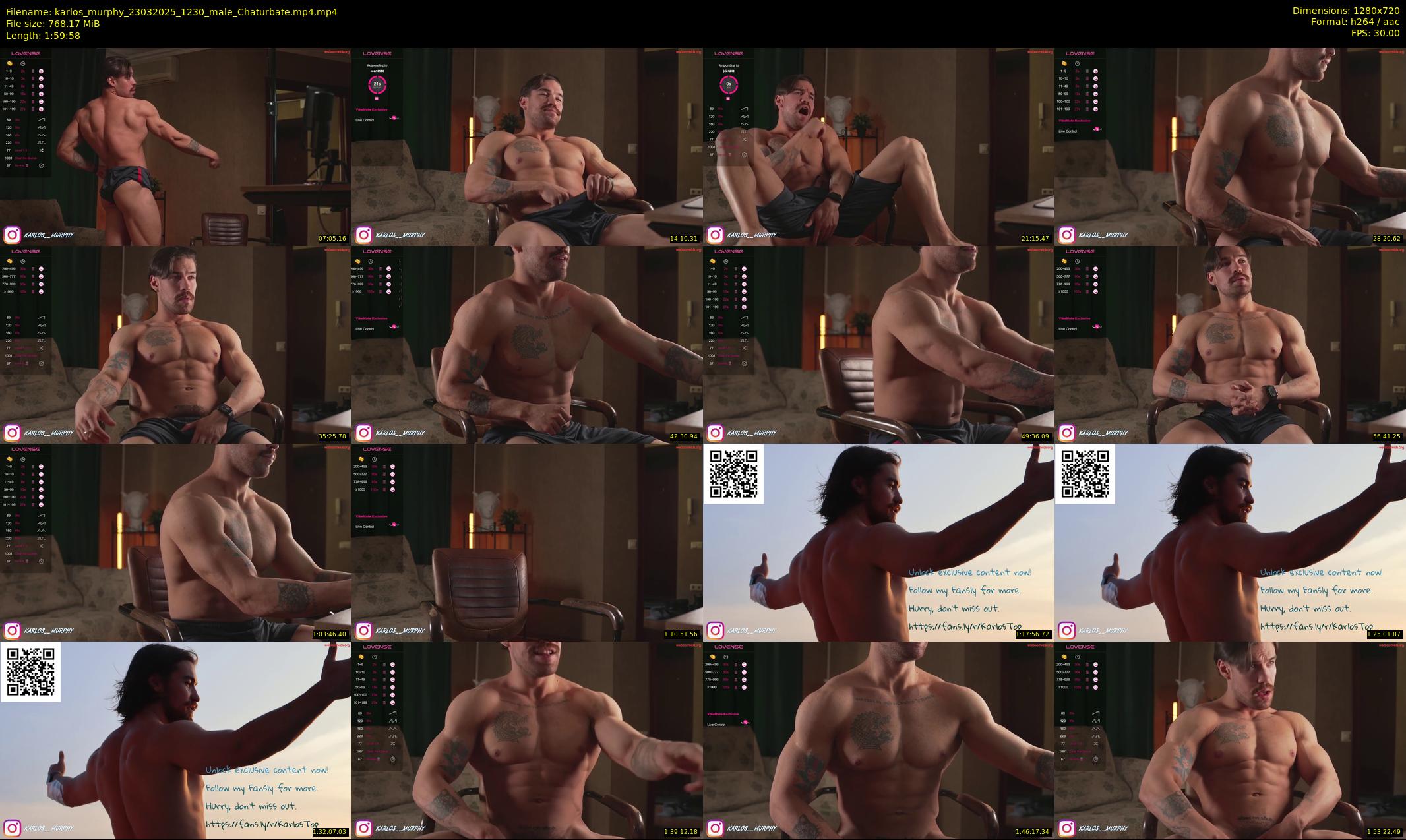 karlos_murphy — 120 minute Chaturbate male cam show recording, 720p, Mar 23, 2025