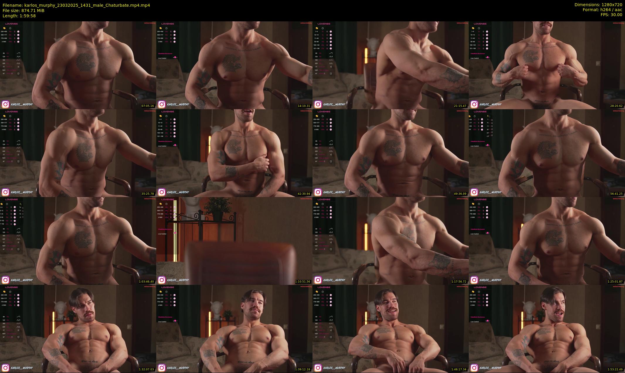 karlos_murphy — 120 minute Chaturbate male cam show recording, 720p, Mar 23, 2025