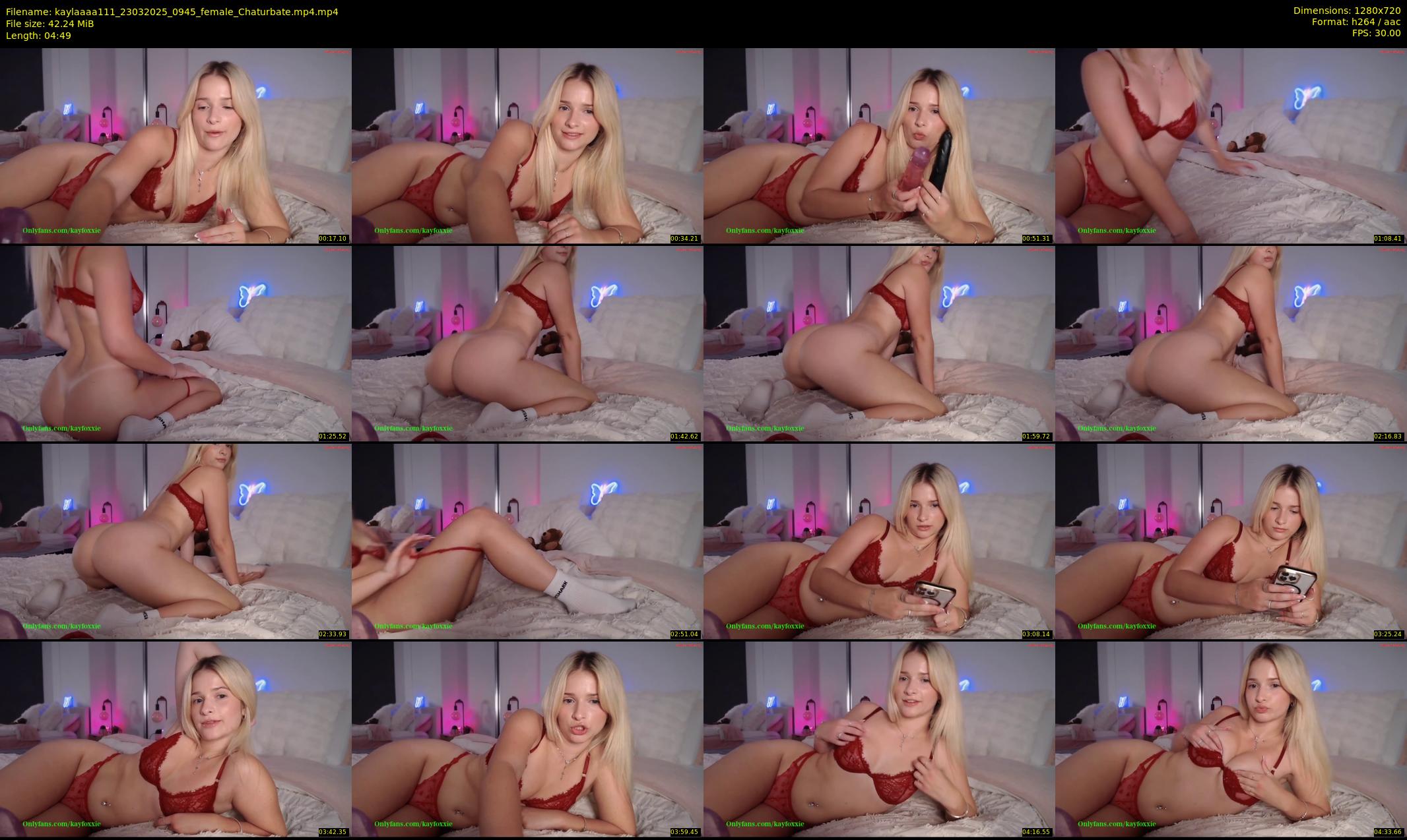 kaylaaaa111 — 5 minute Chaturbate female cam show recording, 720p, Mar 23, 2025
