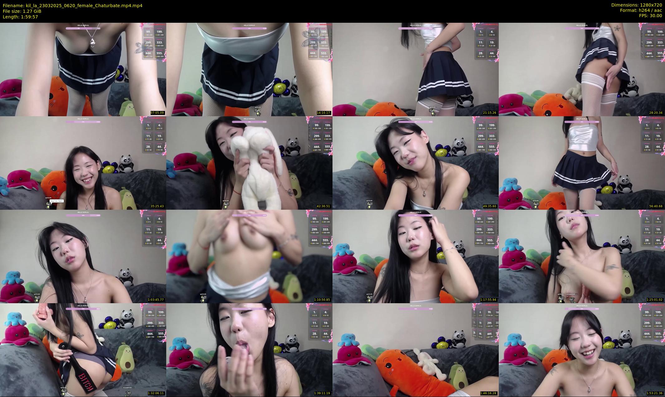 kil_la — 120 minute Chaturbate female cam show recording, 720p, Mar 23, 2025