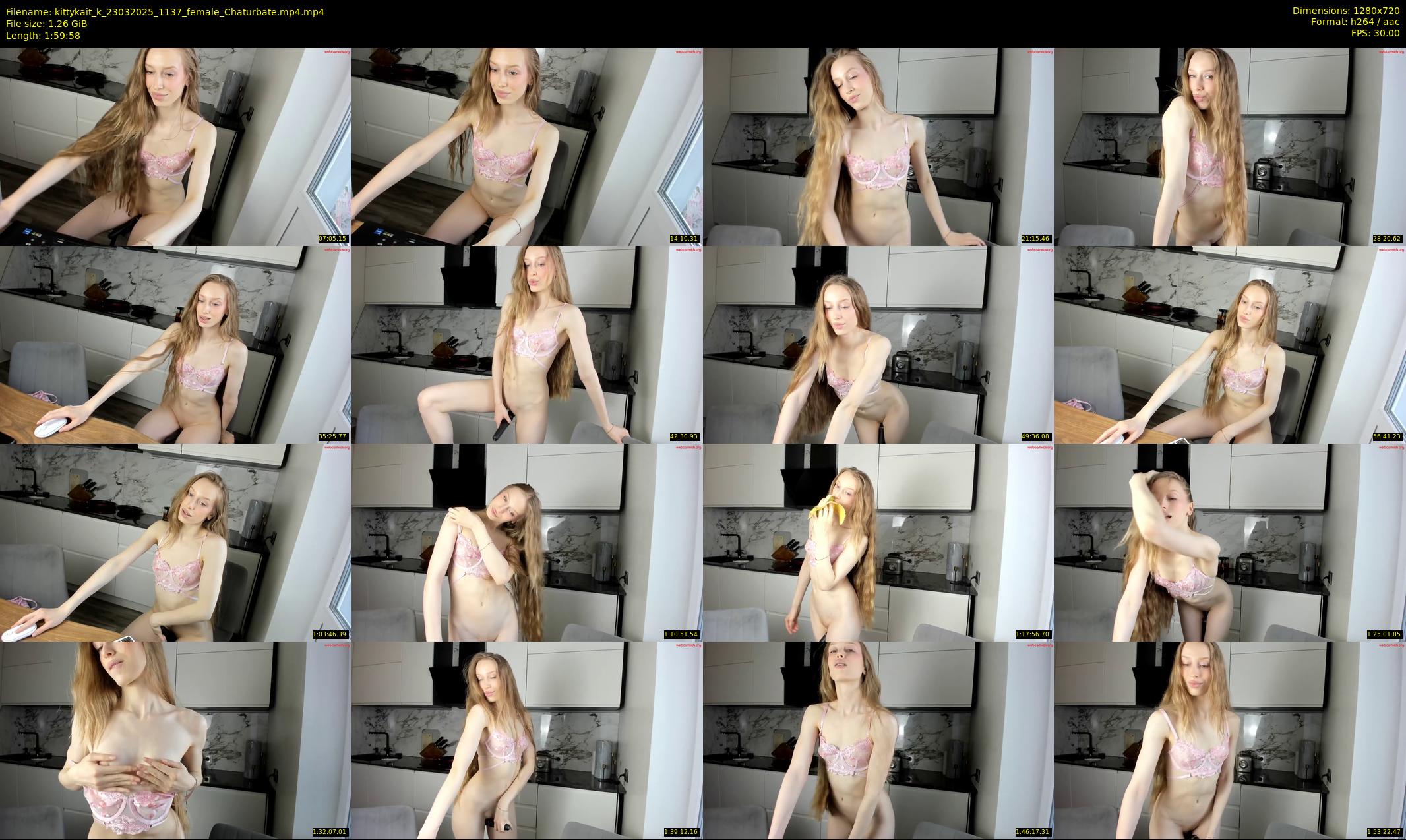 kittykait_k — 120 minute Chaturbate female cam show recording, 720p, Mar 23, 2025