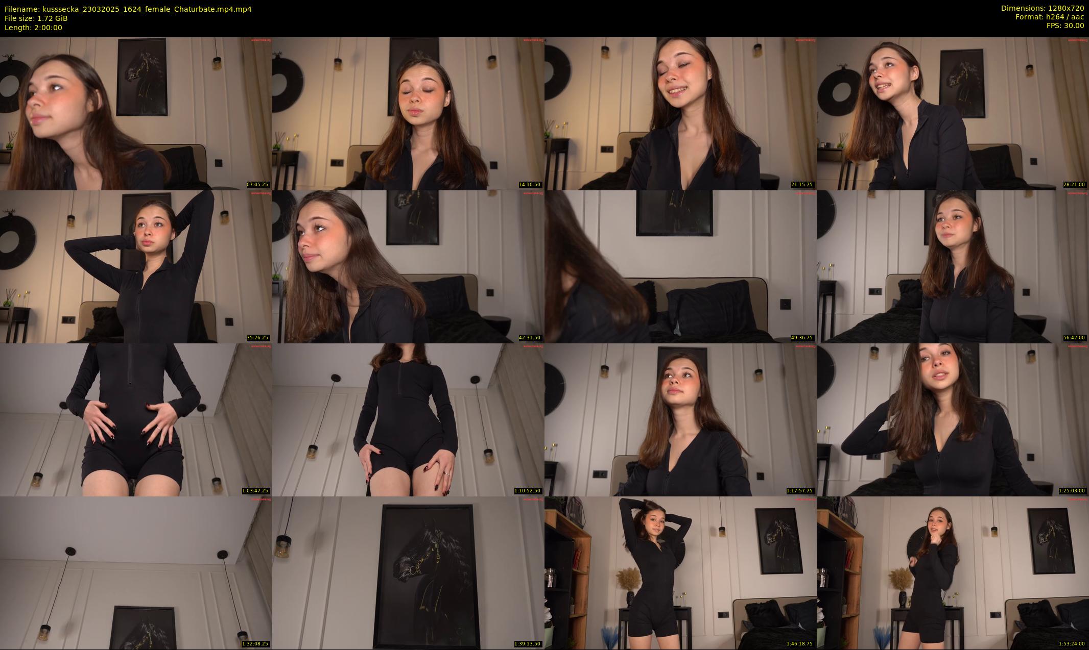 kusssecka — 120 minute Chaturbate female cam show recording, 720p, Mar 23, 2025