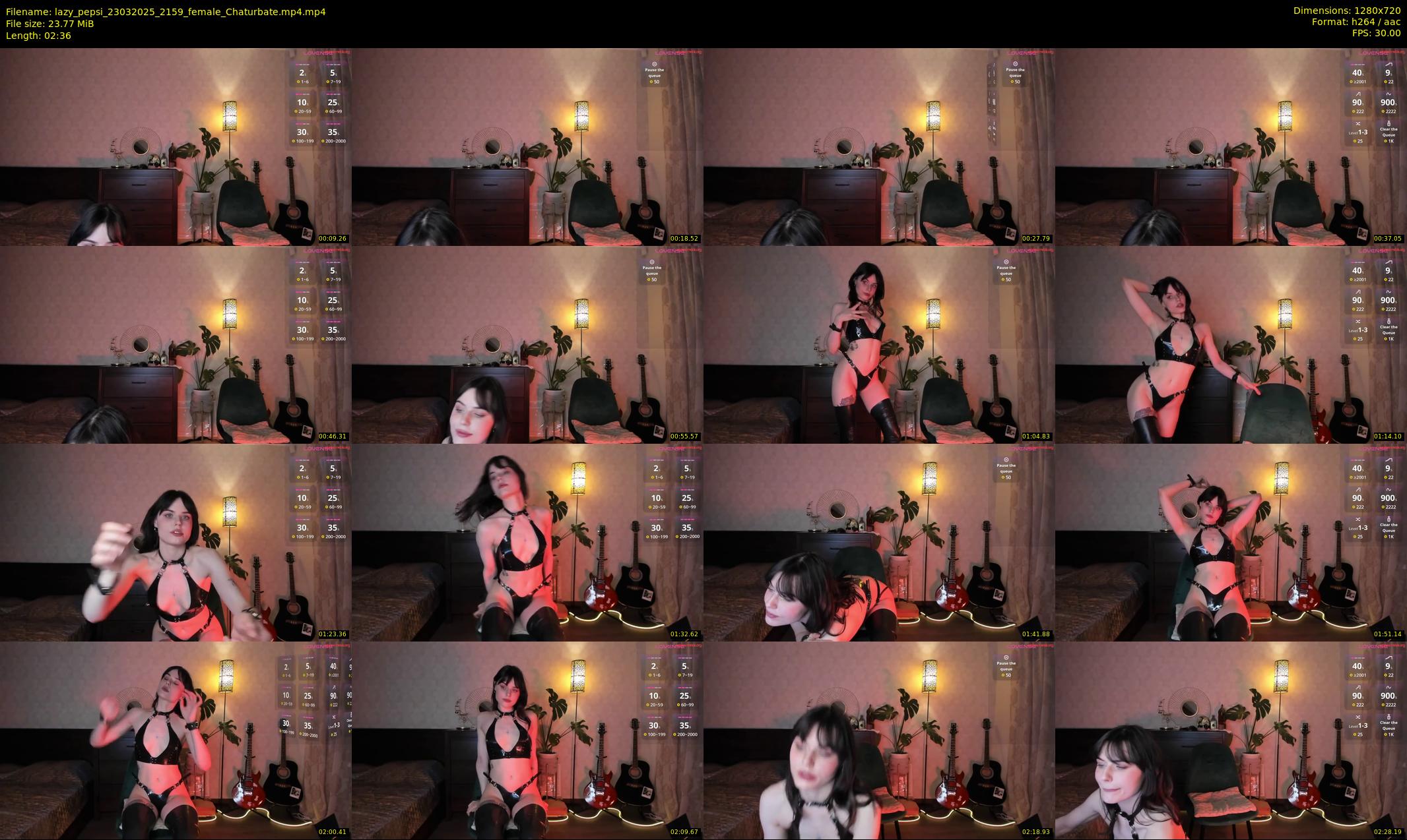 lazy_pepsi — 3 minute Chaturbate female cam show recording, 720p, Mar 23, 2025