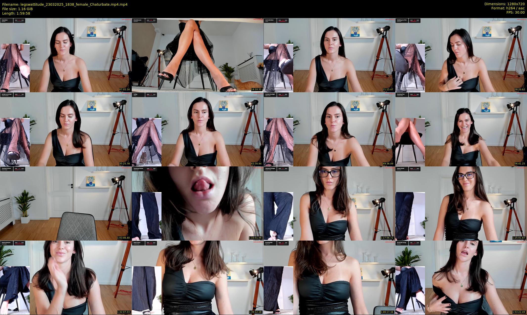 legswattitude — 120 minute Chaturbate female cam show recording, 720p, Mar 23, 2025