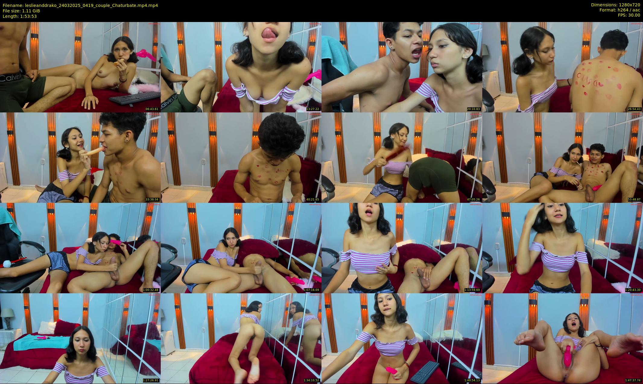 leslieanddrako — 114 minute Chaturbate couple cam show recording, 720p, Mar 24, 2025