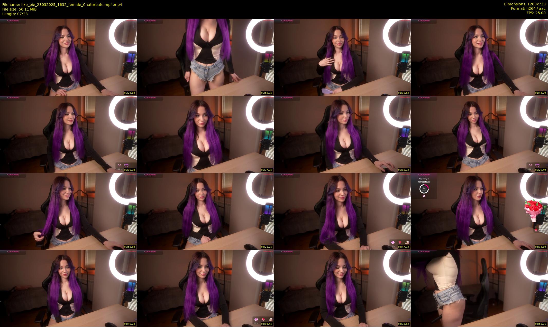 like_pie — 8 minute Chaturbate couple cam show recording, 720p, Mar 23, 2025