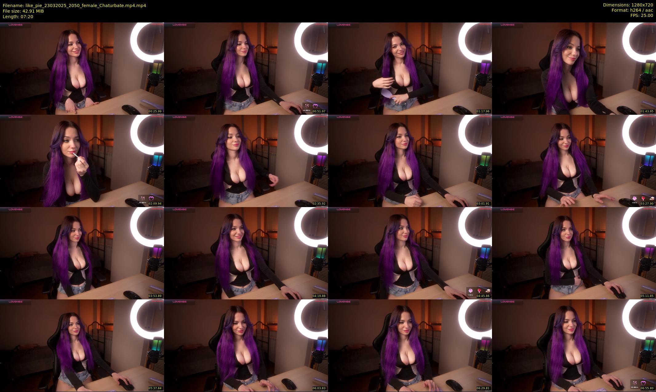 like_pie — 8 minute Chaturbate couple cam show recording, 720p, Mar 23, 2025