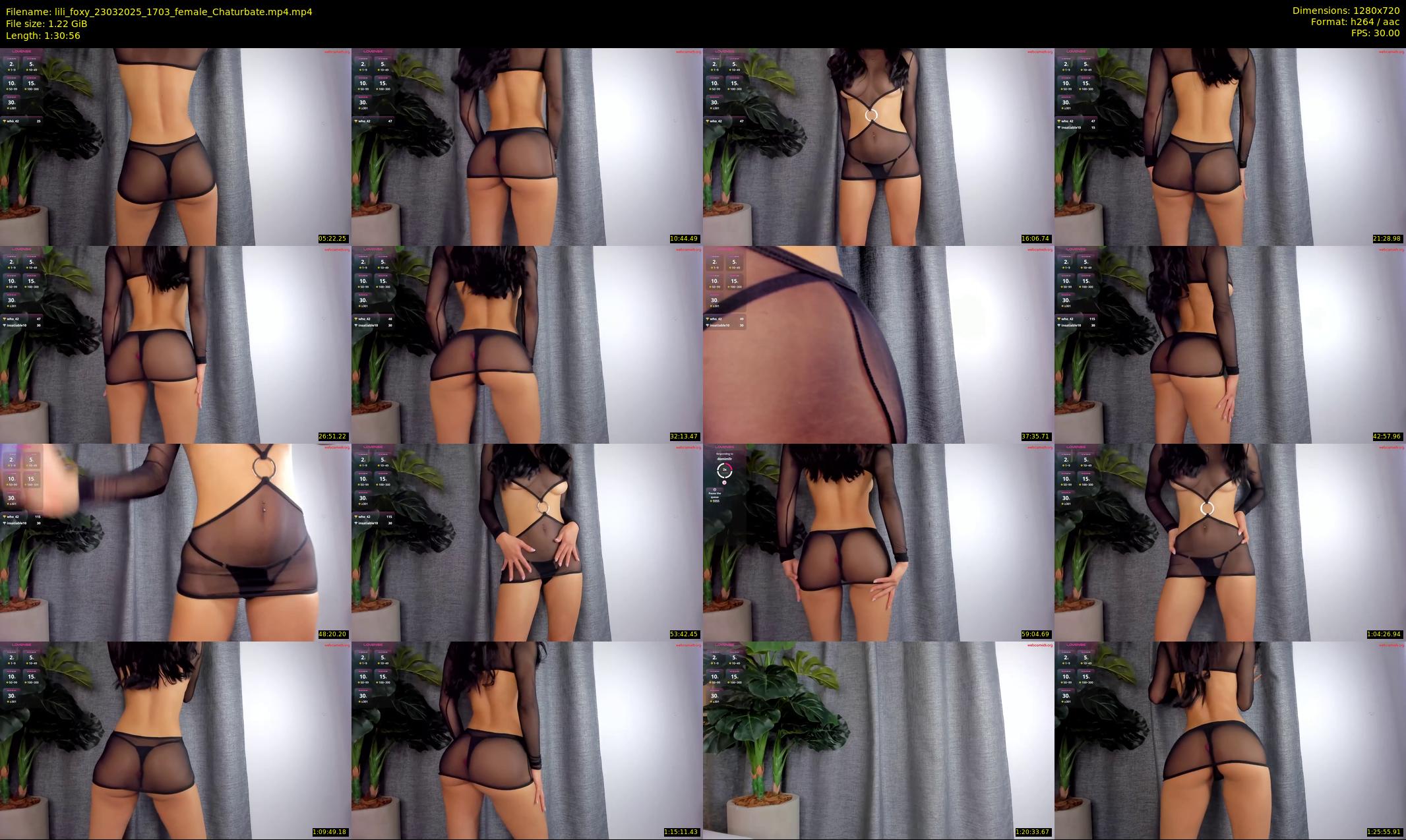 lili_foxy — 91 minute Chaturbate female cam show recording, 720p, Mar 23, 2025