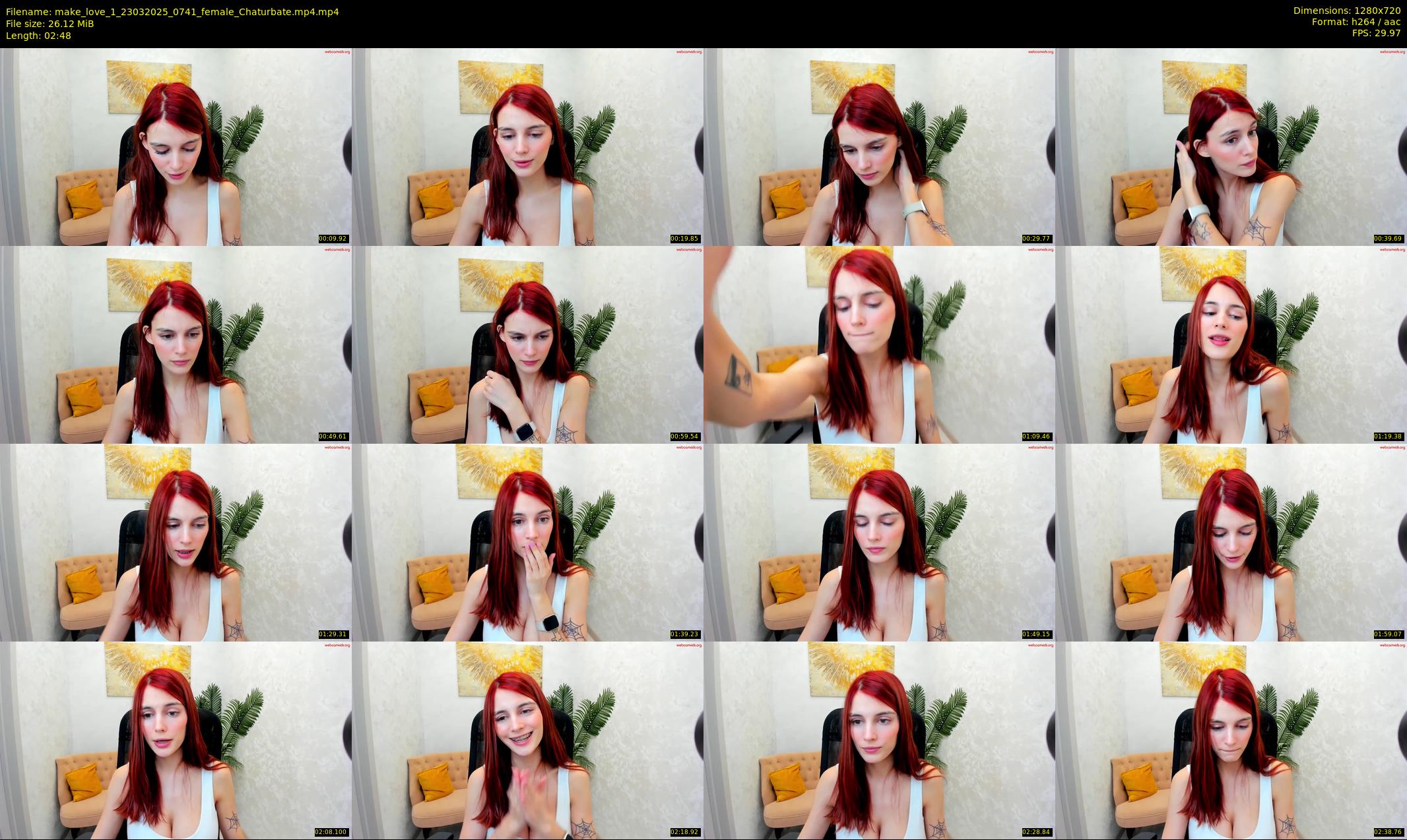 make_love_1 — 3 minute Chaturbate female cam show recording, 720p, Mar 23, 2025