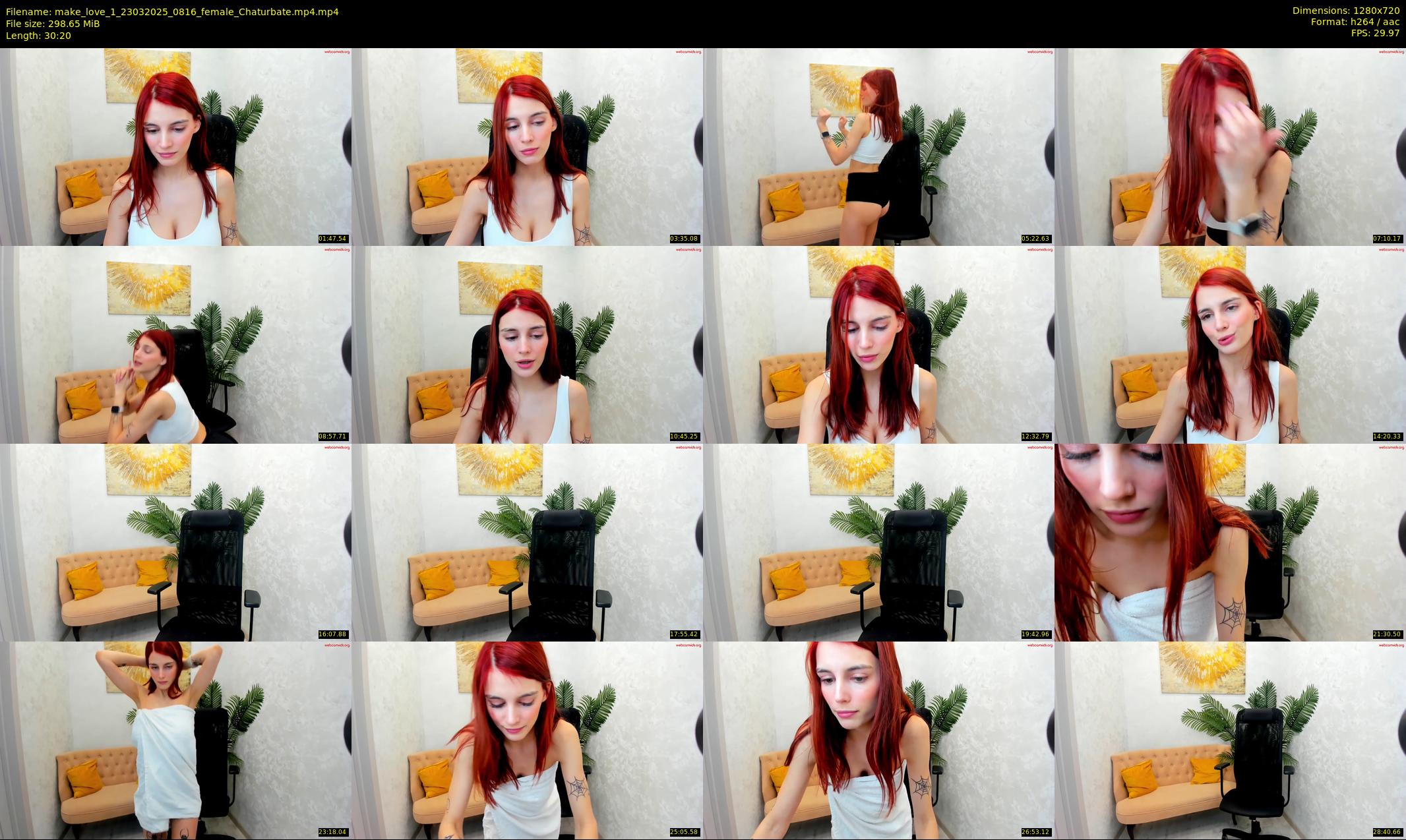 make_love_1 — 31 minute Chaturbate female cam show recording, 720p, Mar 23, 2025