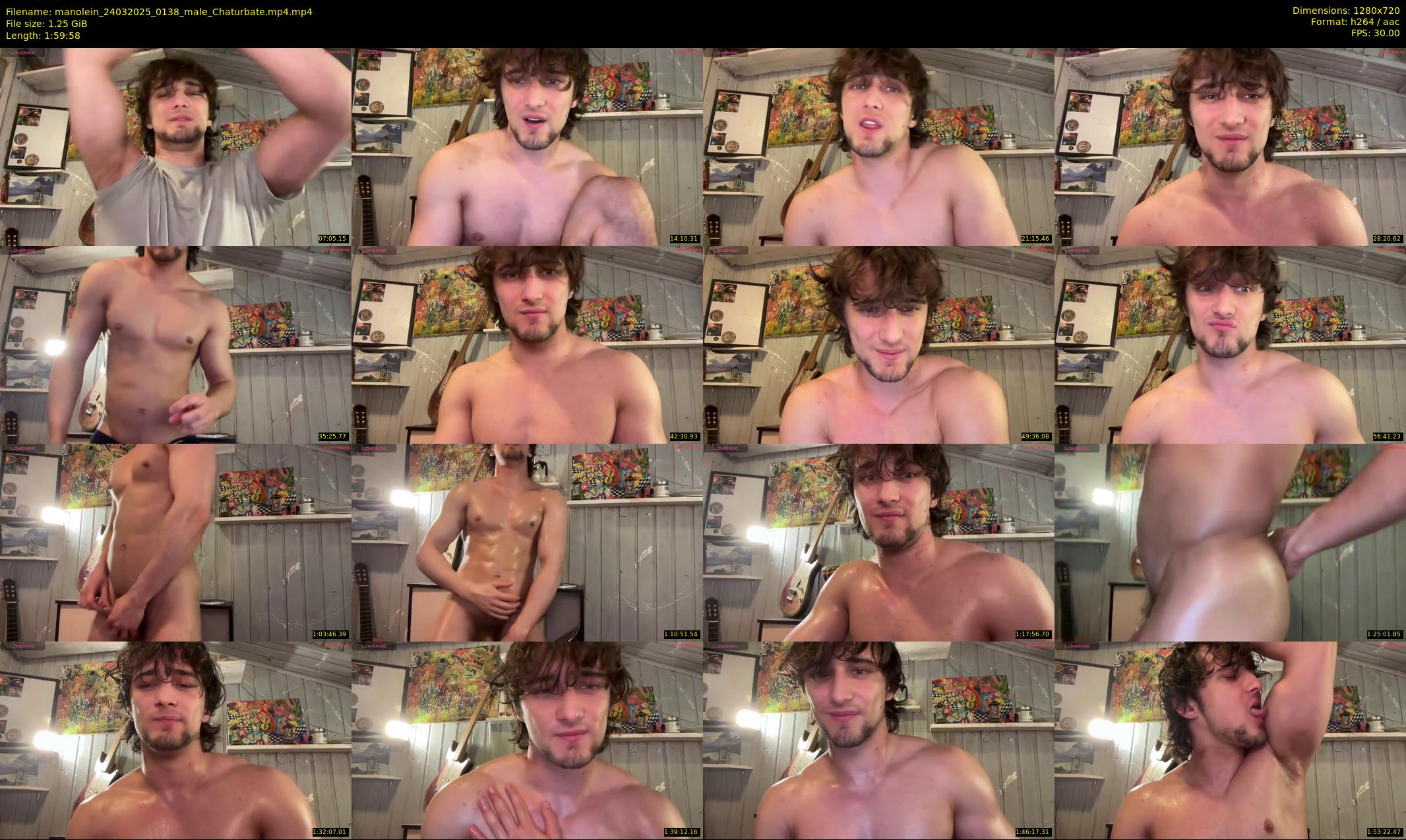 manolein — 120 minute Chaturbate male cam show recording, 720p, Mar 24, 2025