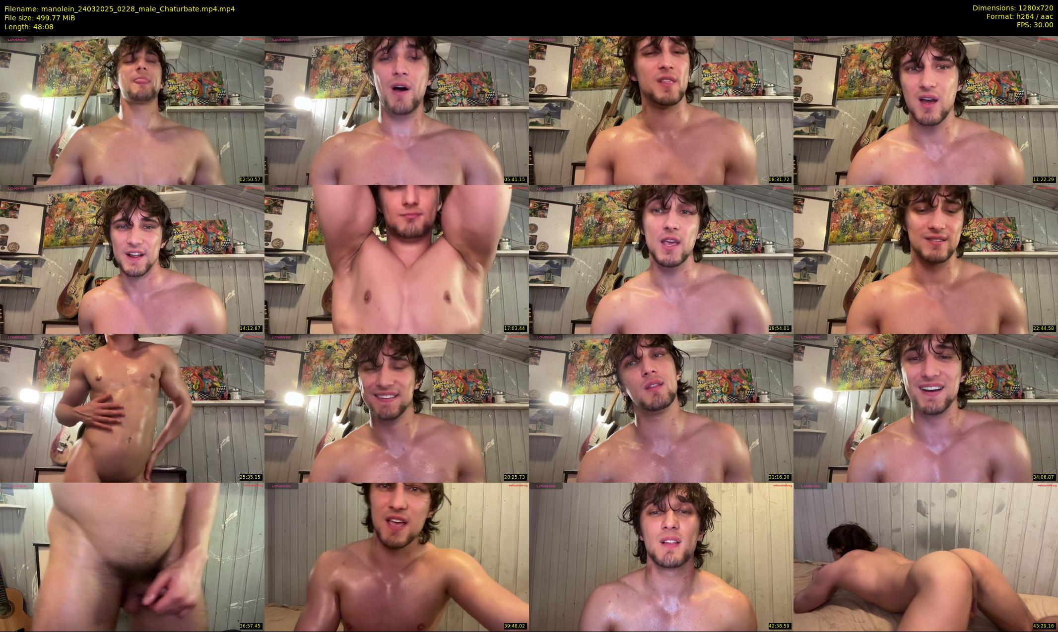 manolein — 49 minute Chaturbate male cam show recording, 720p, Mar 24, 2025