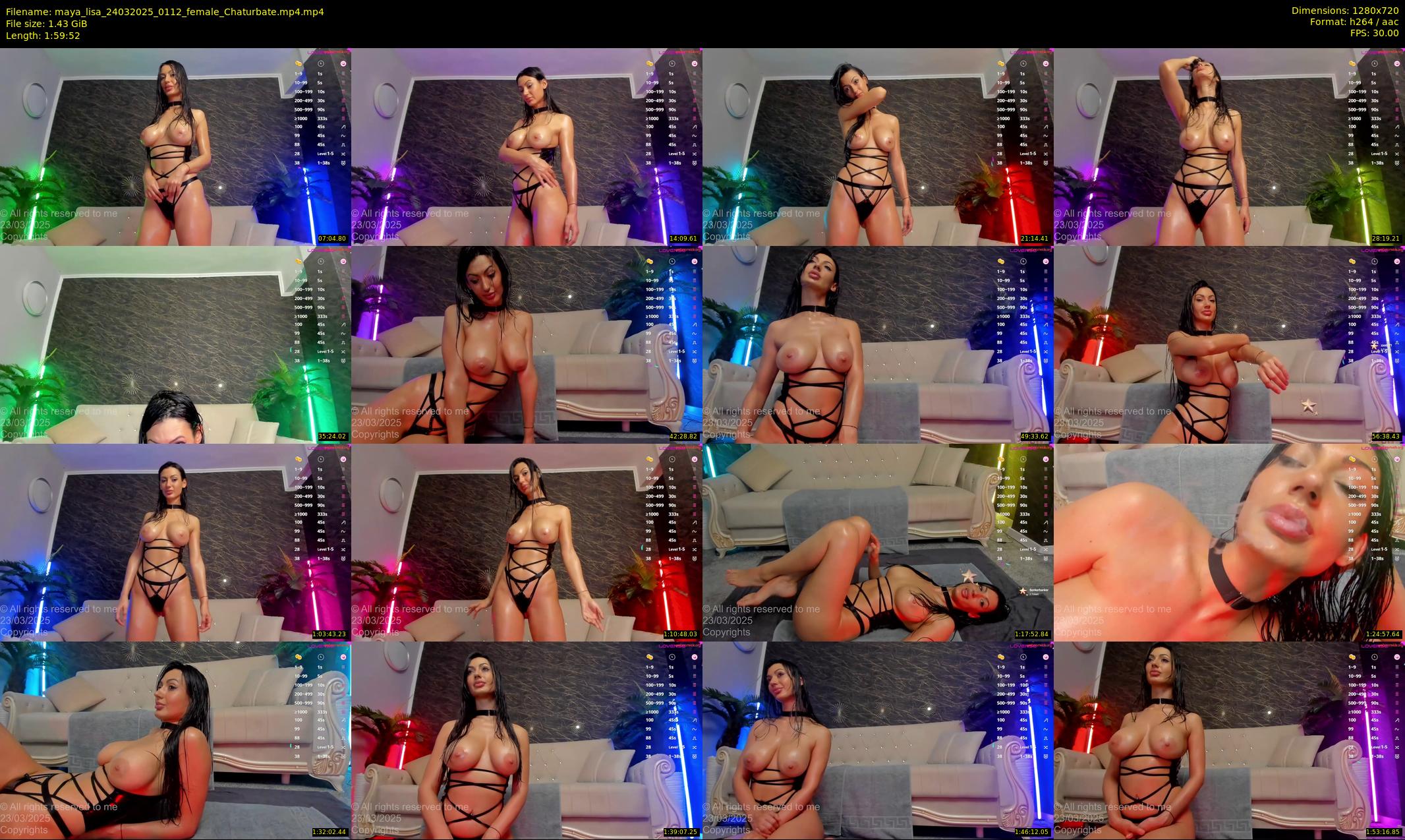maya_lisa — 120 minute Chaturbate female cam show recording, 720p, Mar 24, 2025