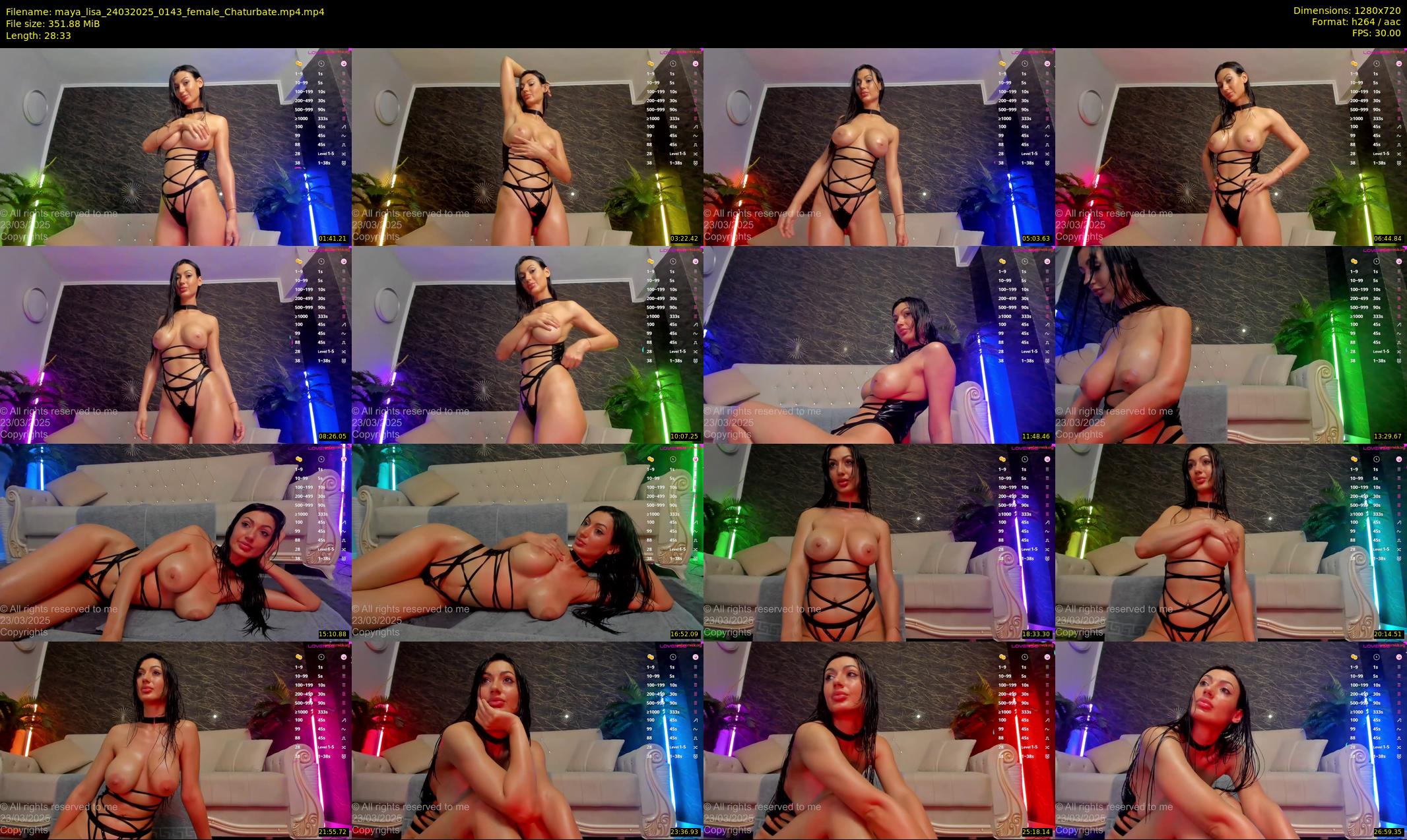 maya_lisa — 29 minute Chaturbate female cam show recording, 720p, Mar 24, 2025