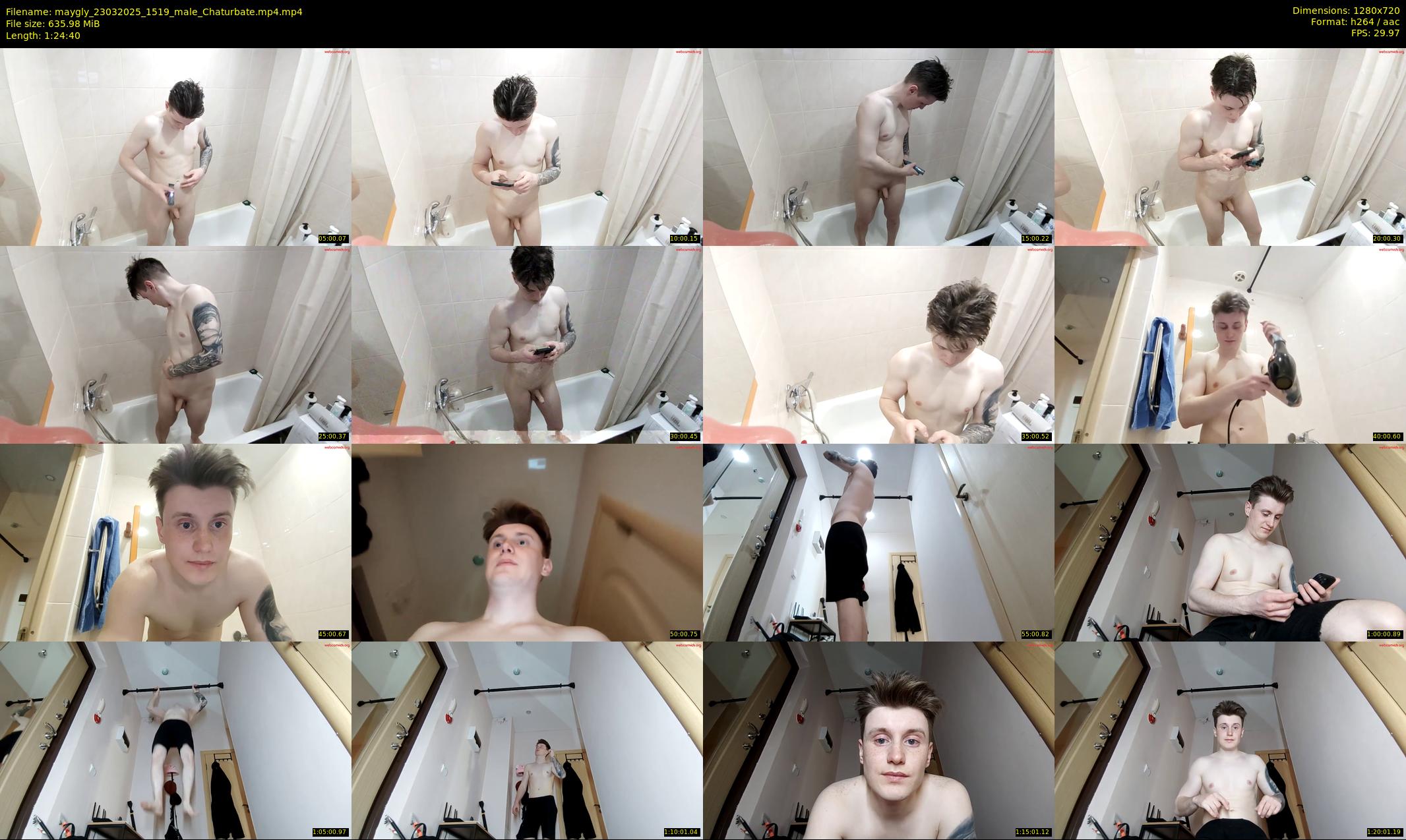 maygly — 85 minute Chaturbate male cam show recording, 720p, Mar 23, 2025