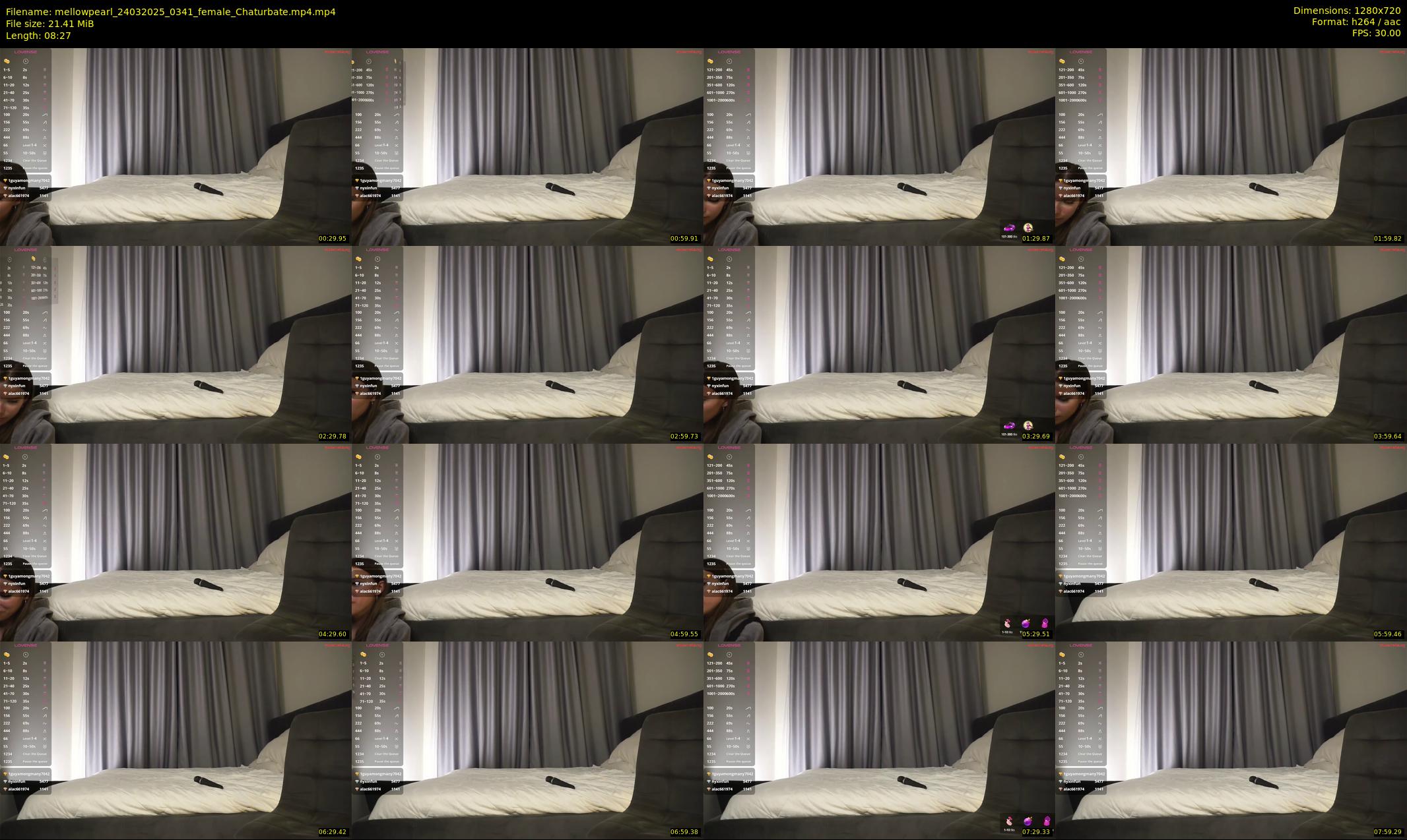 mellowpearl — 9 minute Chaturbate female cam show recording, 720p, Mar 24, 2025