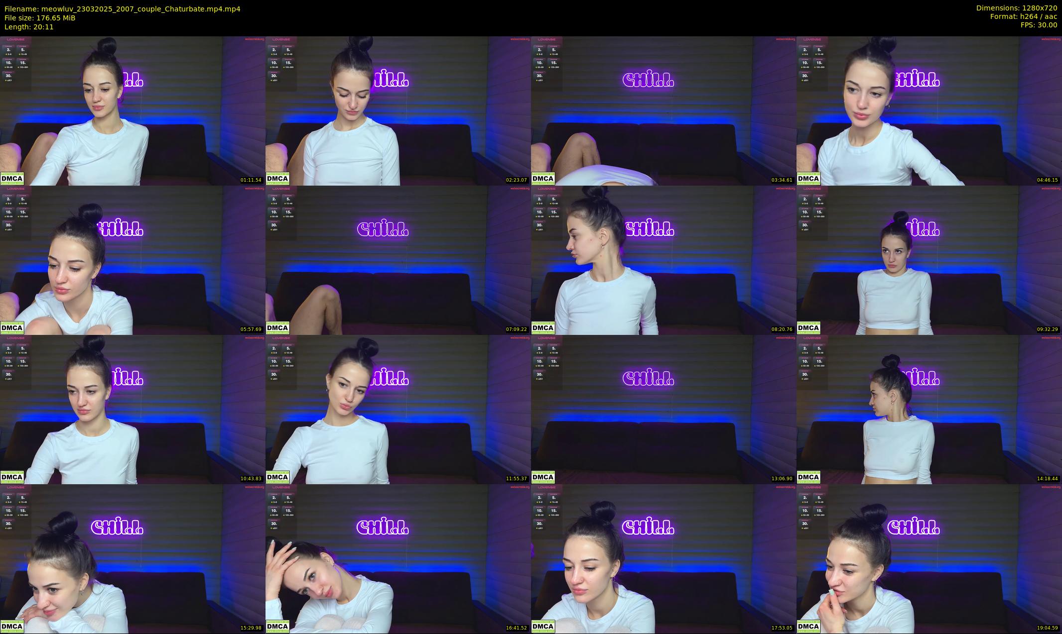 meowluv — 21 minute Chaturbate couple cam show recording, 720p, Mar 23, 2025