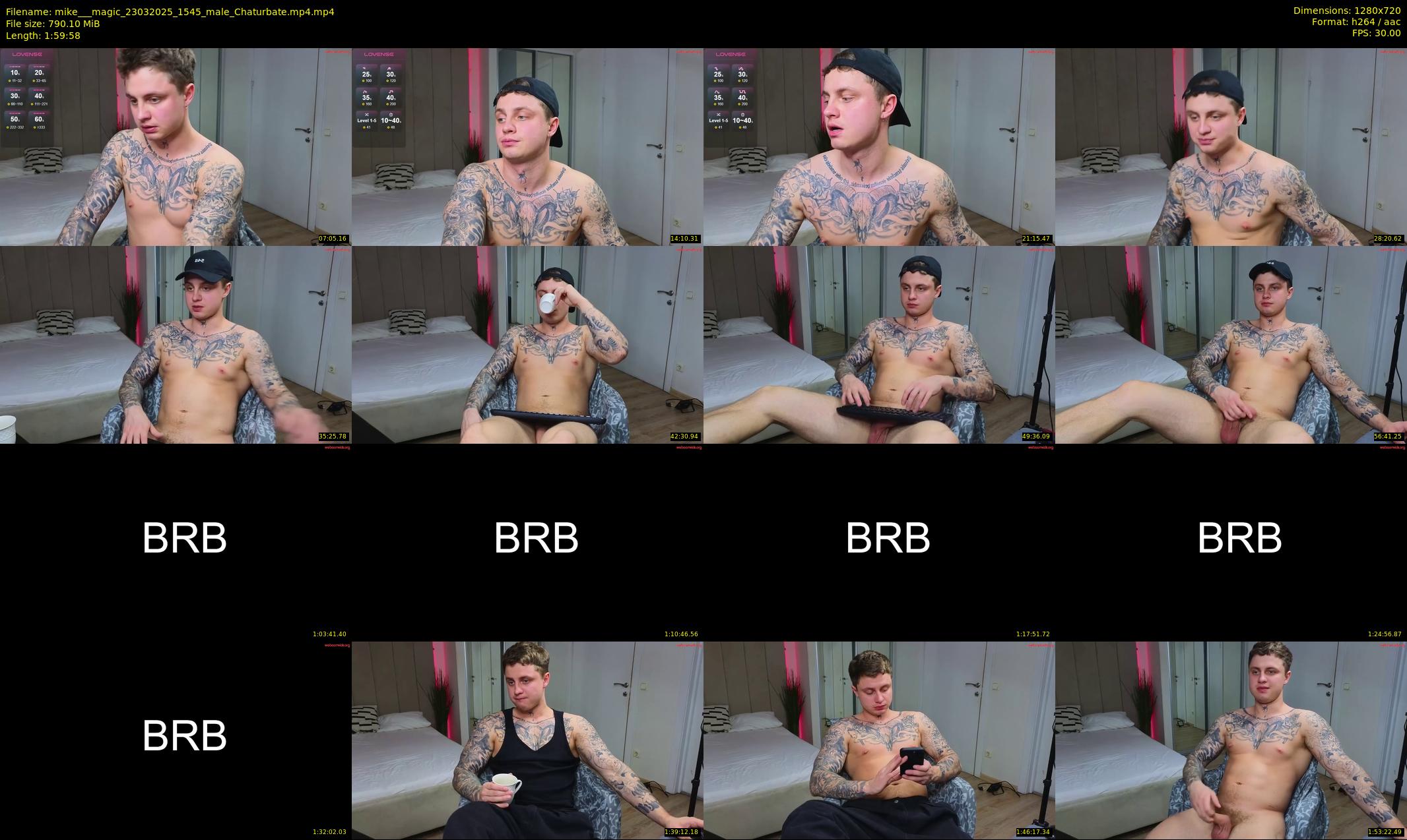 mike___magic — 120 minute Chaturbate male cam show recording, 720p, Mar 23, 2025