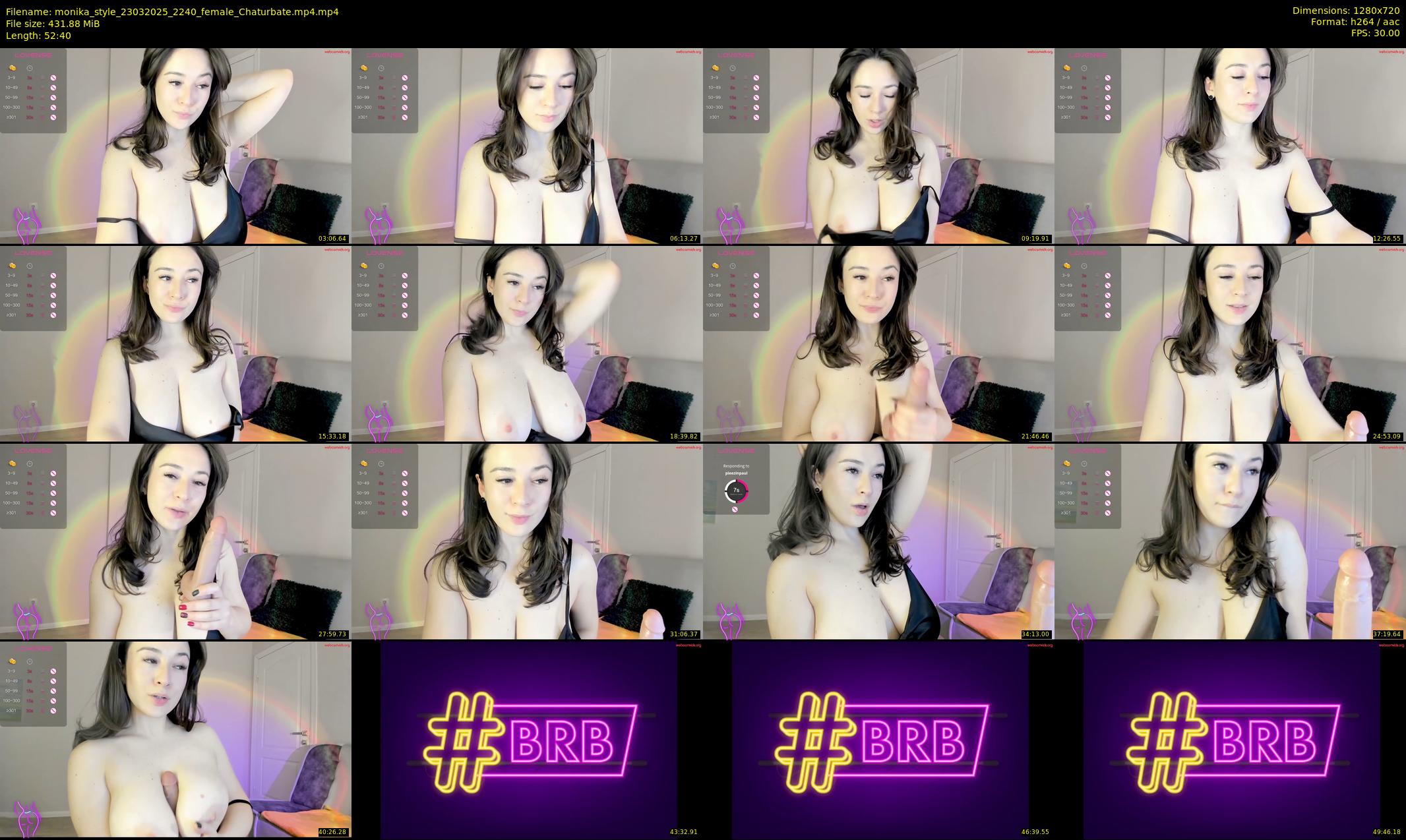 monika_style — 53 minute Chaturbate female cam show recording, 720p, Mar 23, 2025