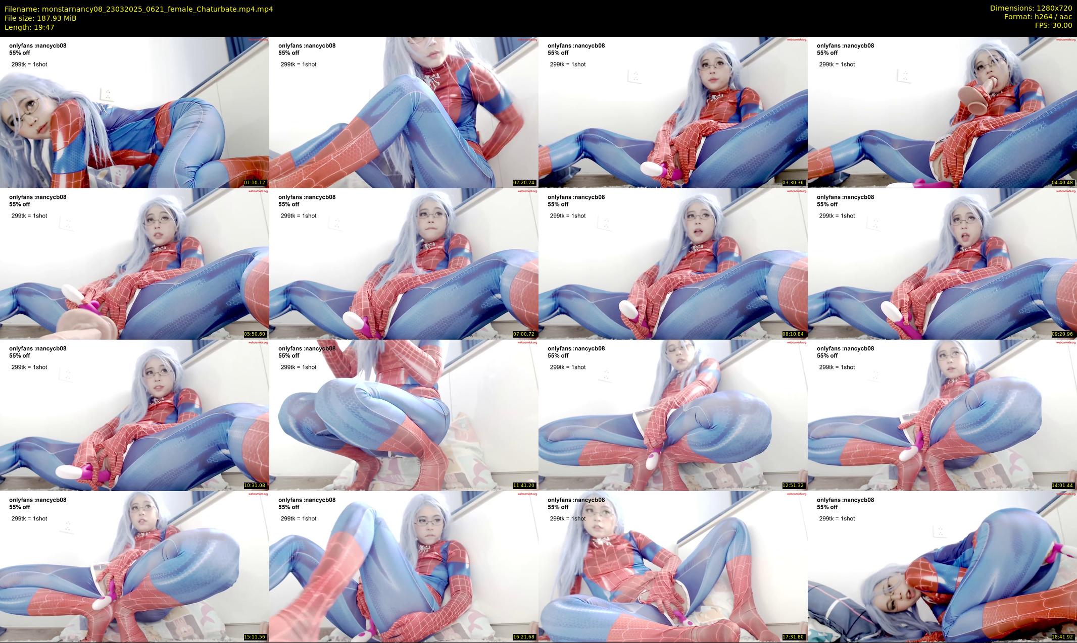 monstarnancy08 — 20 minute Chaturbate female cam show recording, 720p, Mar 23, 2025