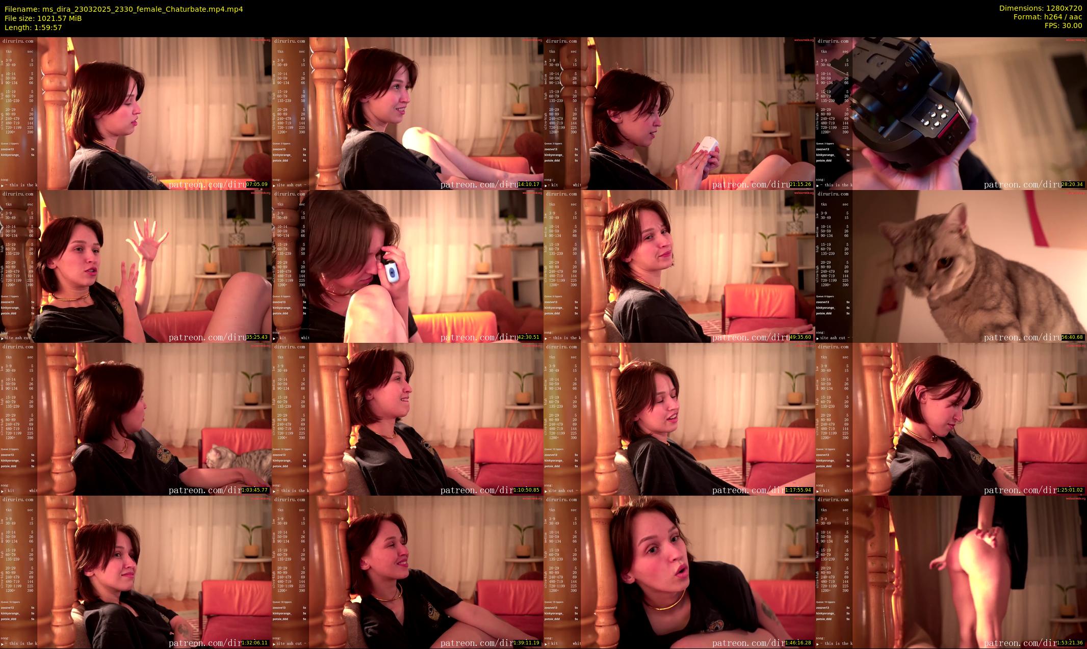 ms_dira — 120 minute Chaturbate female cam show recording, 720p, Mar 23, 2025