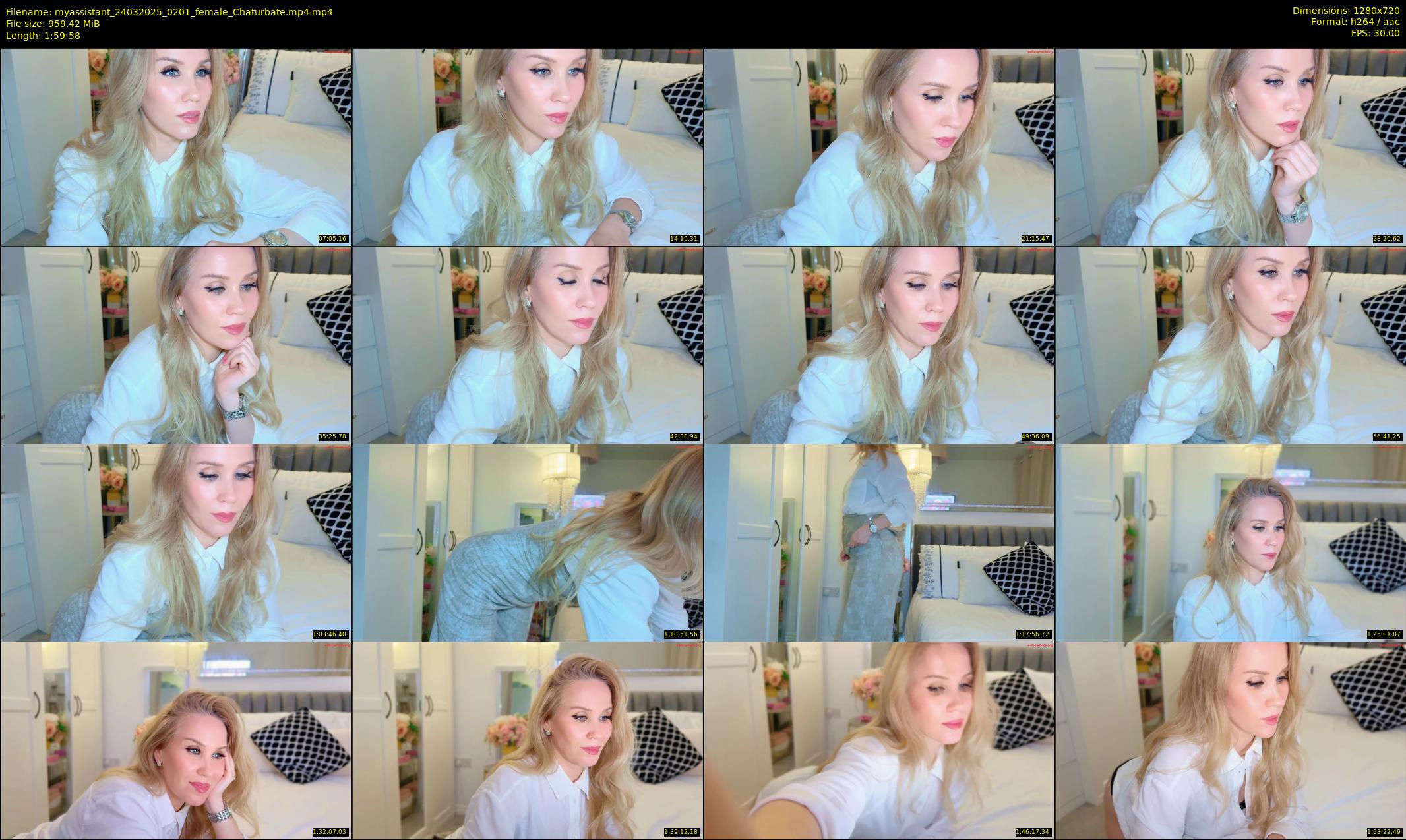 myassistant — 120 minute Chaturbate female cam show recording, 720p, Mar 24, 2025