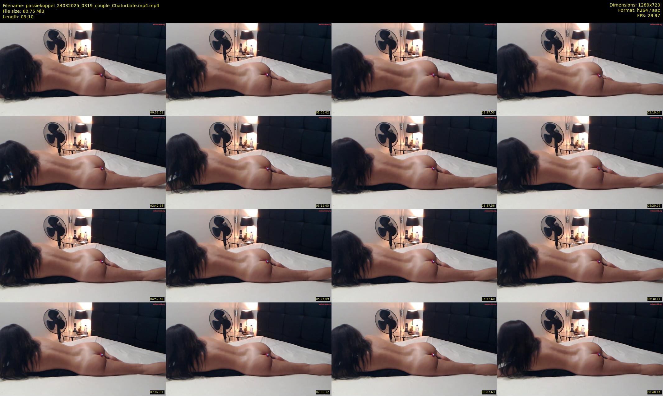 passiekoppel — 10 minute Chaturbate couple cam show recording, 720p, Mar 24, 2025