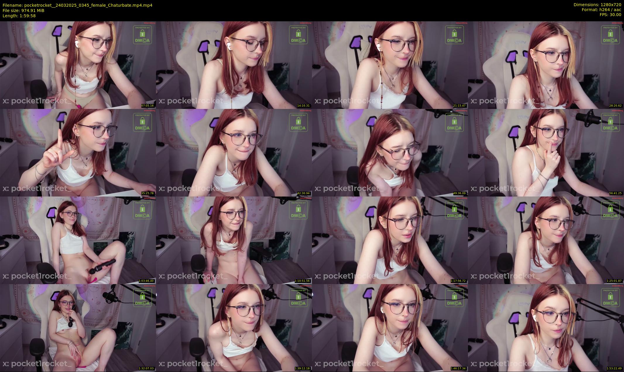 pocketrocket_ — 120 minute Chaturbate female cam show recording, 720p, Mar 24, 2025