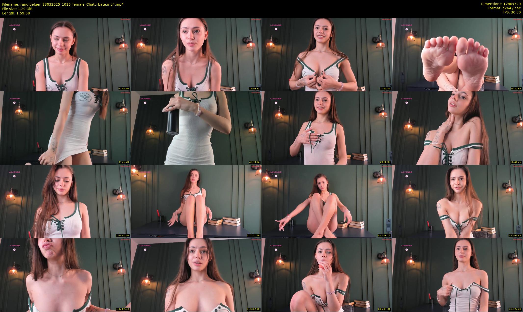 randibelger — 120 minute Chaturbate female cam show recording, 720p, Mar 23, 2025